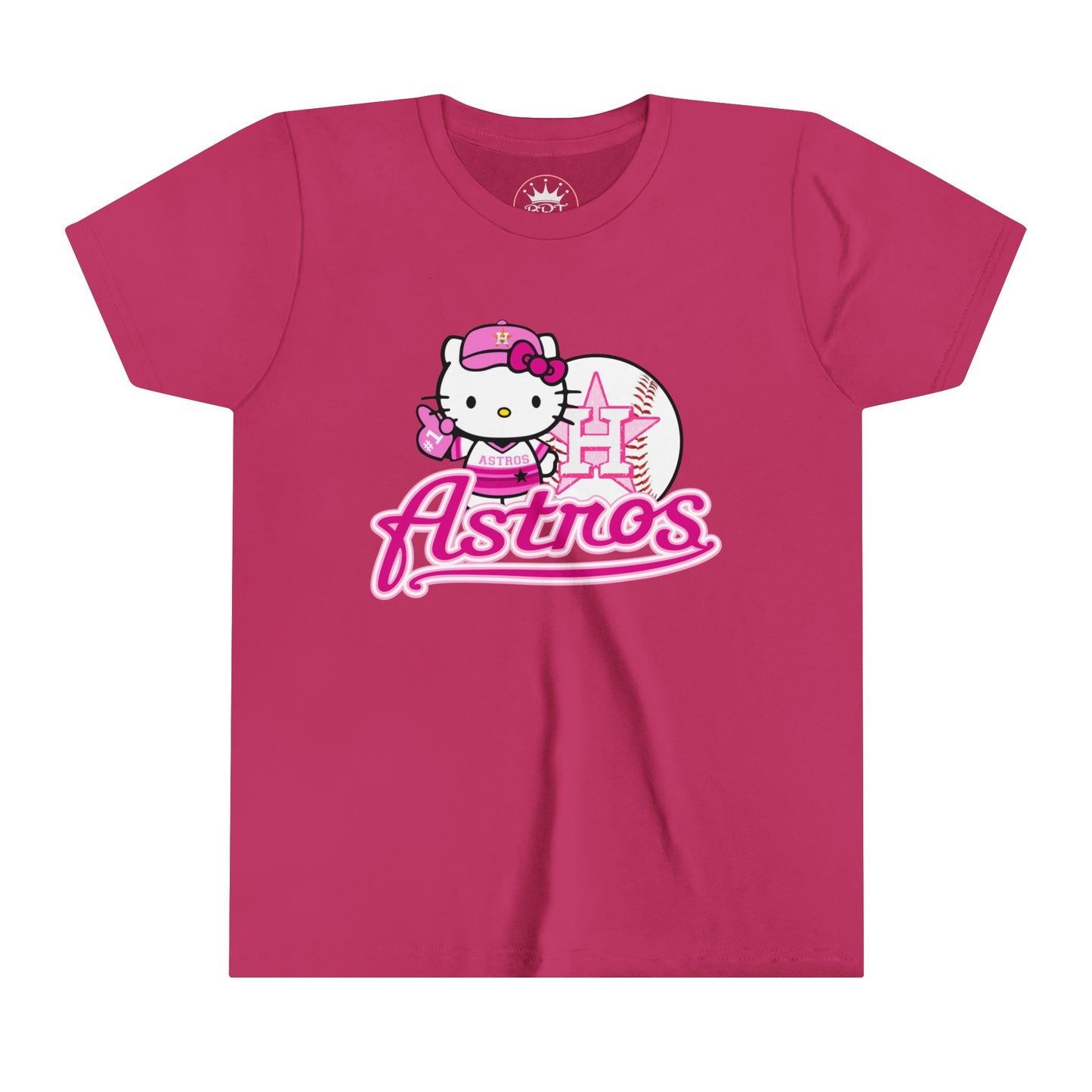 Astros Houston - Kitty Youth Short Sleeve Tee