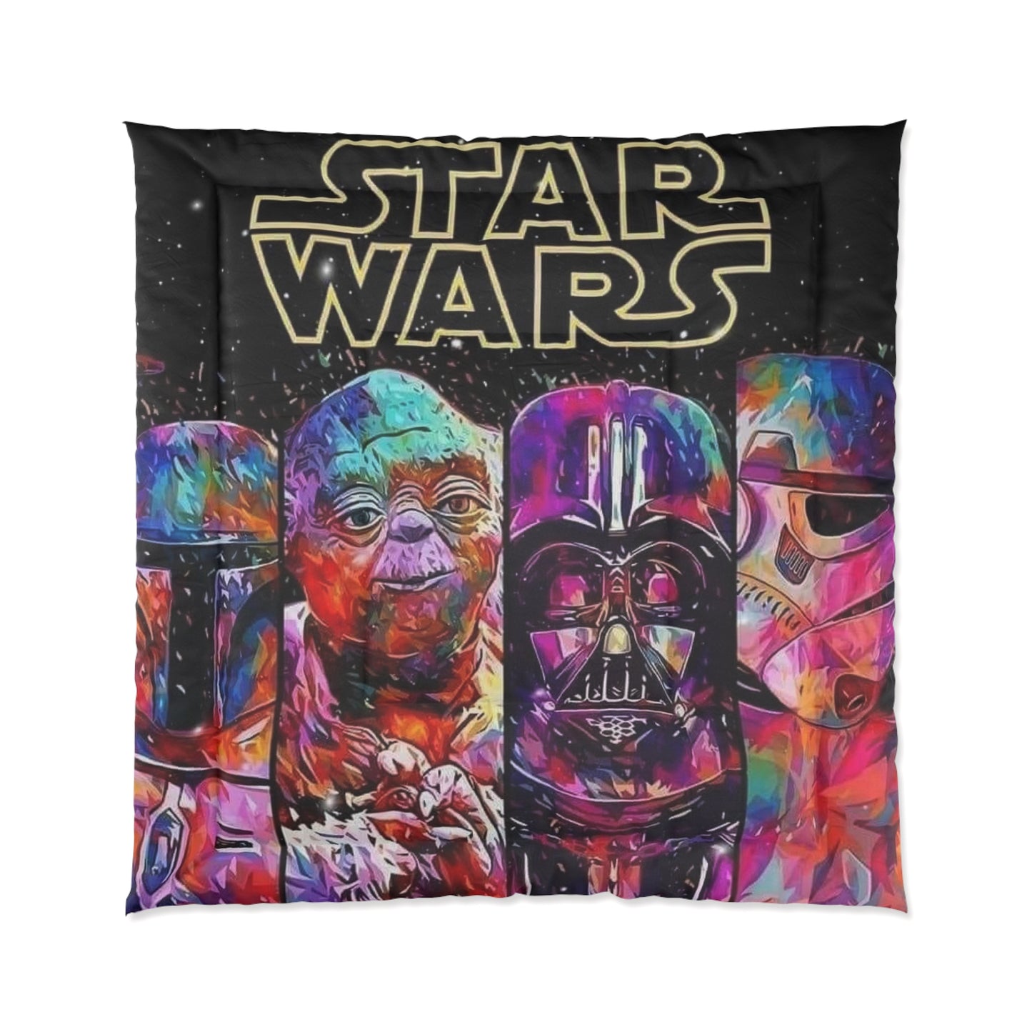 Star W, Yoda, Darth V Comforter