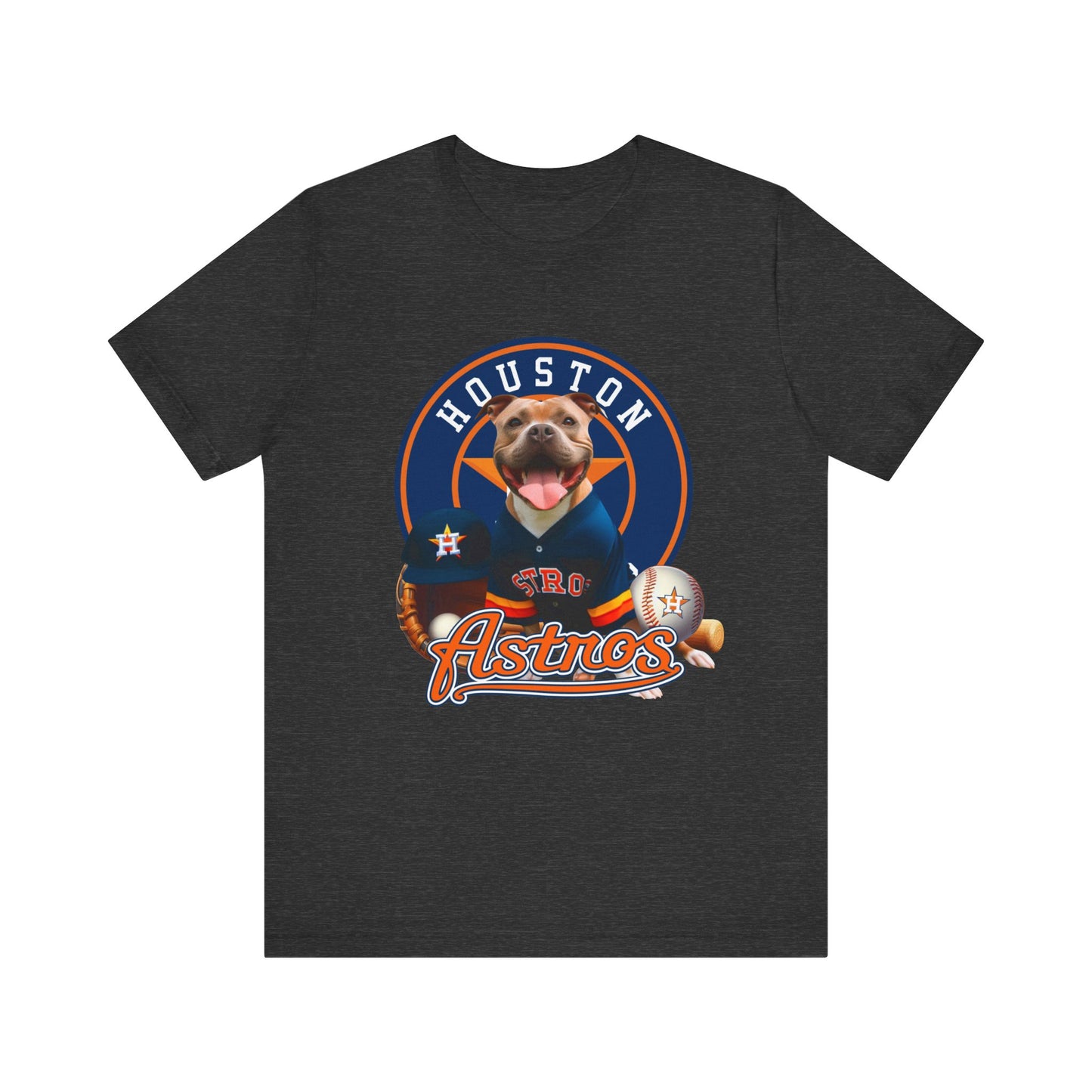 Astros - Pitbull - Houston - Unisex Short Sleeve Tee