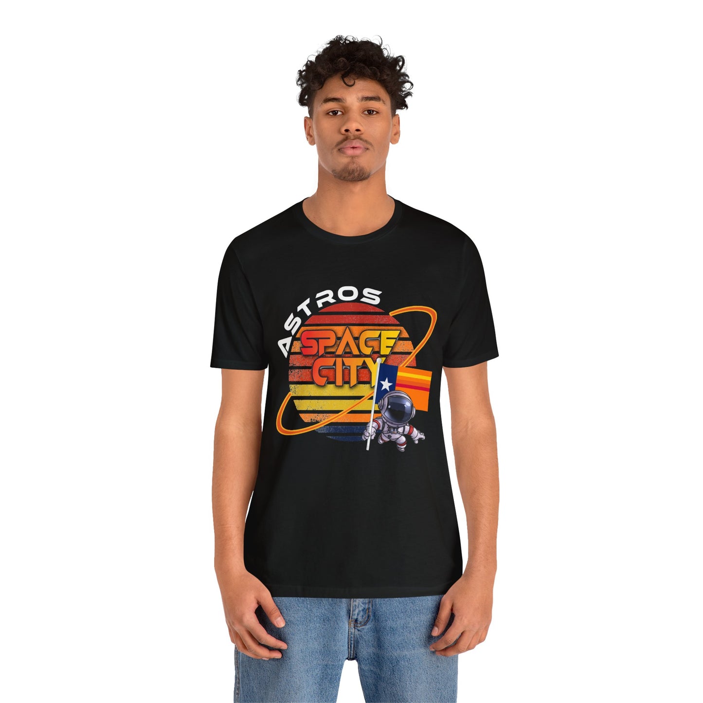 Astros Space City Unisex Jersey Short Sleeve Tee