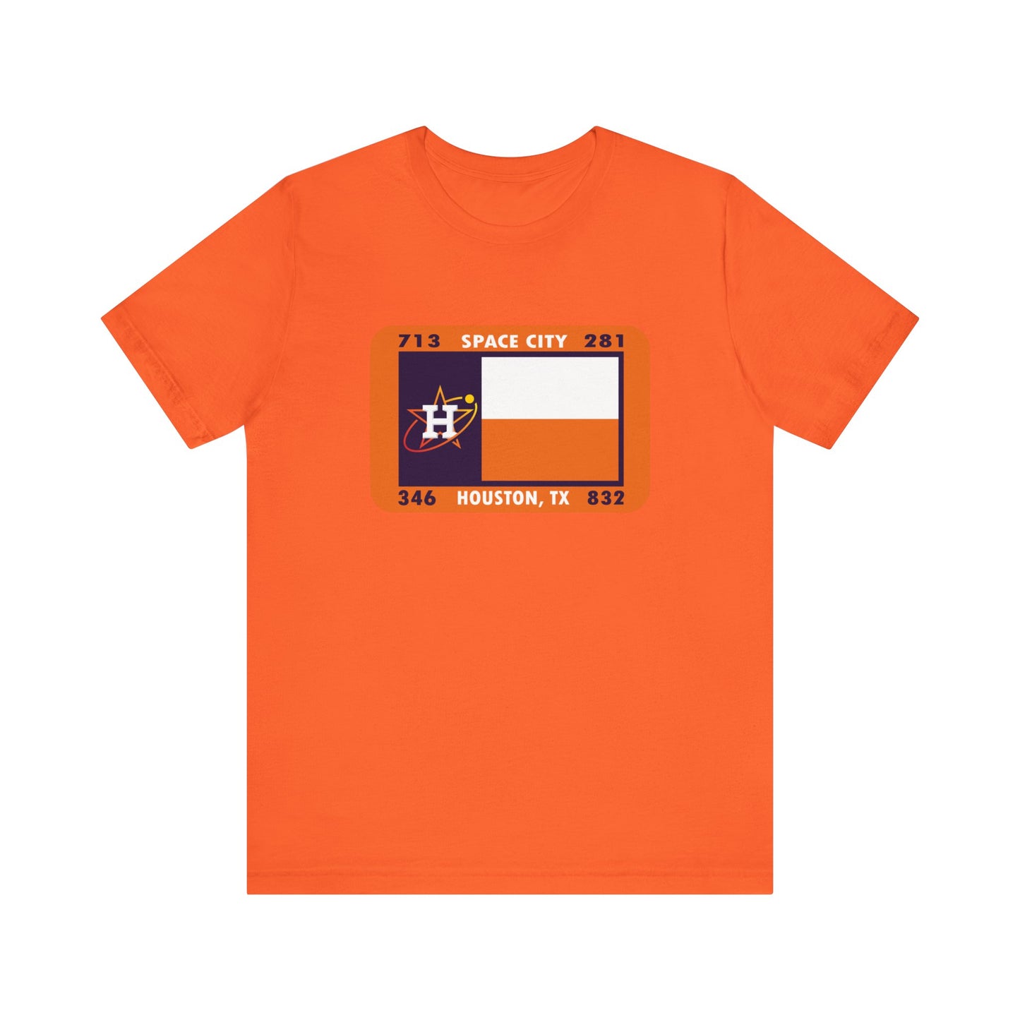 Astros Houston Space City Flag Unisex Jersey Short Sleeve Tee