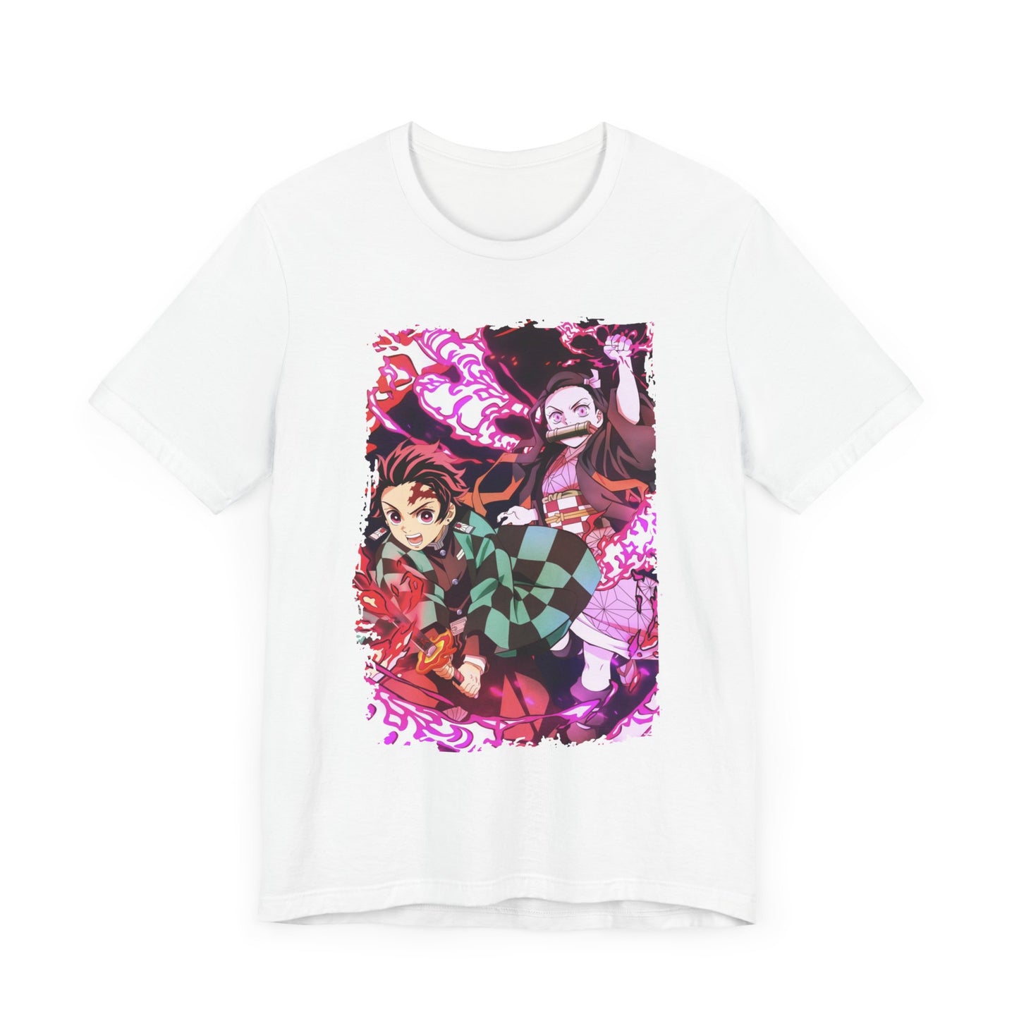 Nezuko and Tanjiro - Demon Slayer - Short Sleeve Tee