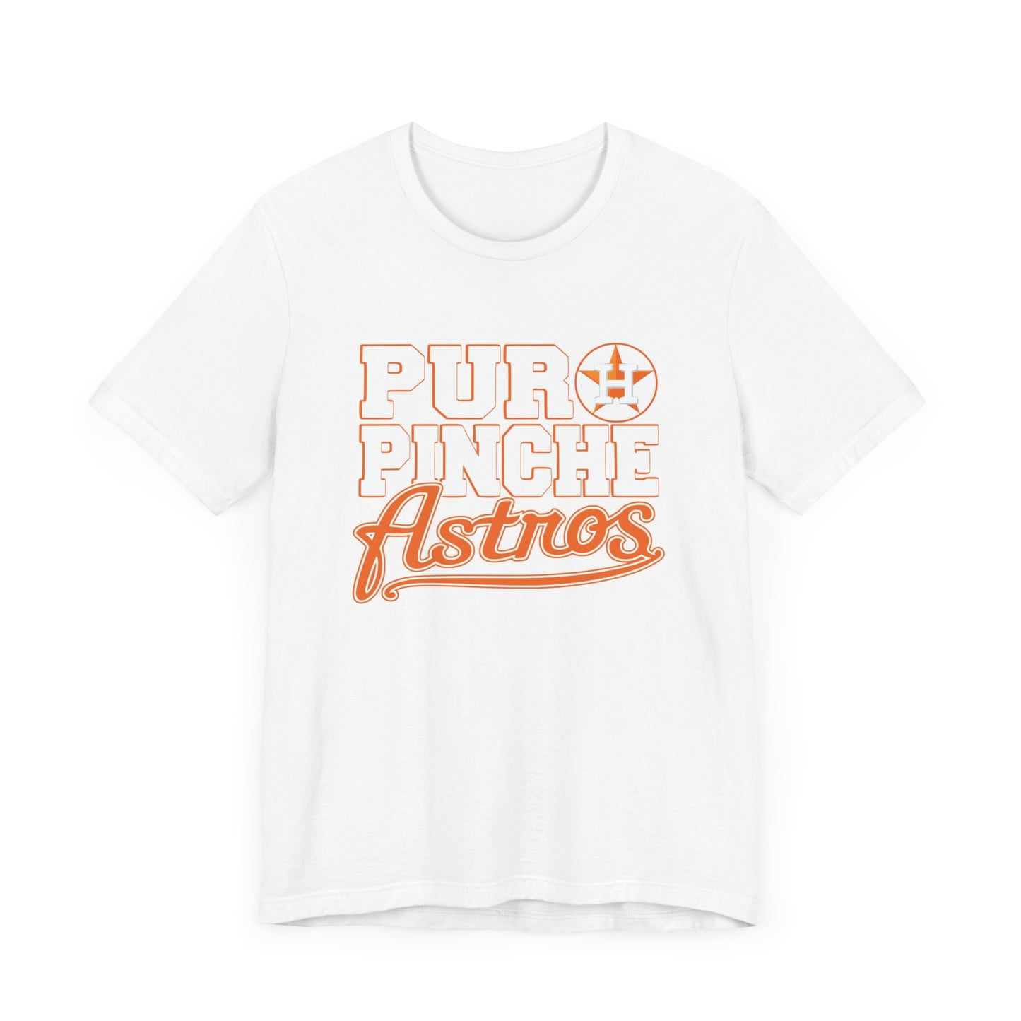 Puro Pinche Astros - No Glitter - Unisex Jersey Short Sleeve Tee