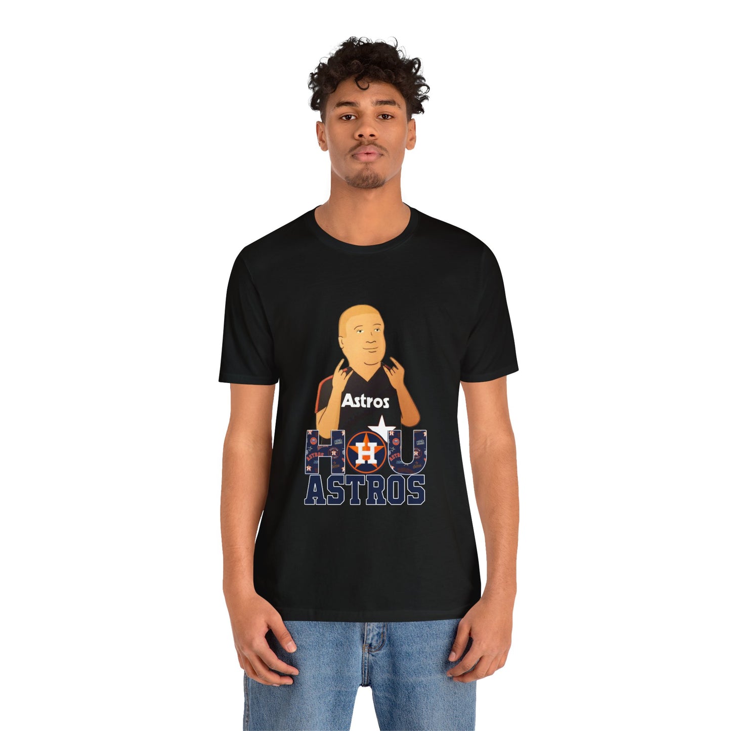 Astros Bobby Hill Houston Unisex Jersey Short Sleeve Tee