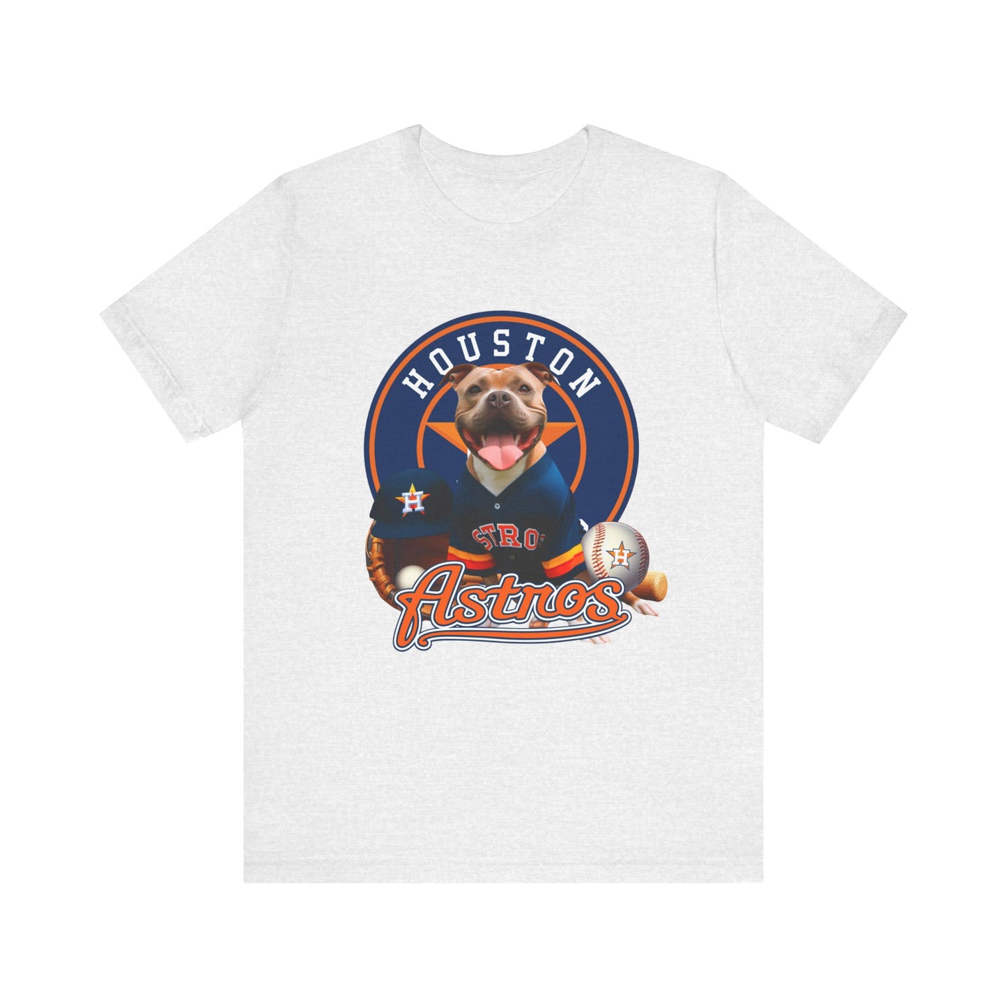 Astros - Pitbull - Houston - Unisex Short Sleeve Tee