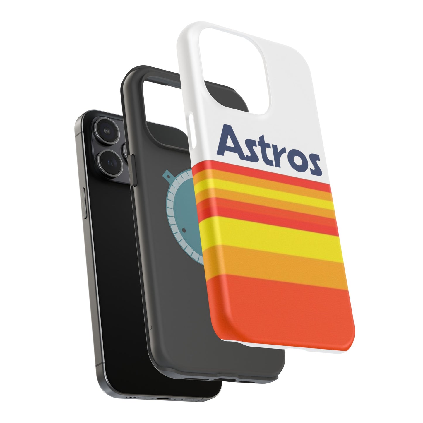 Astros - RETRO - STRIPES - MagSafe Tough Cases