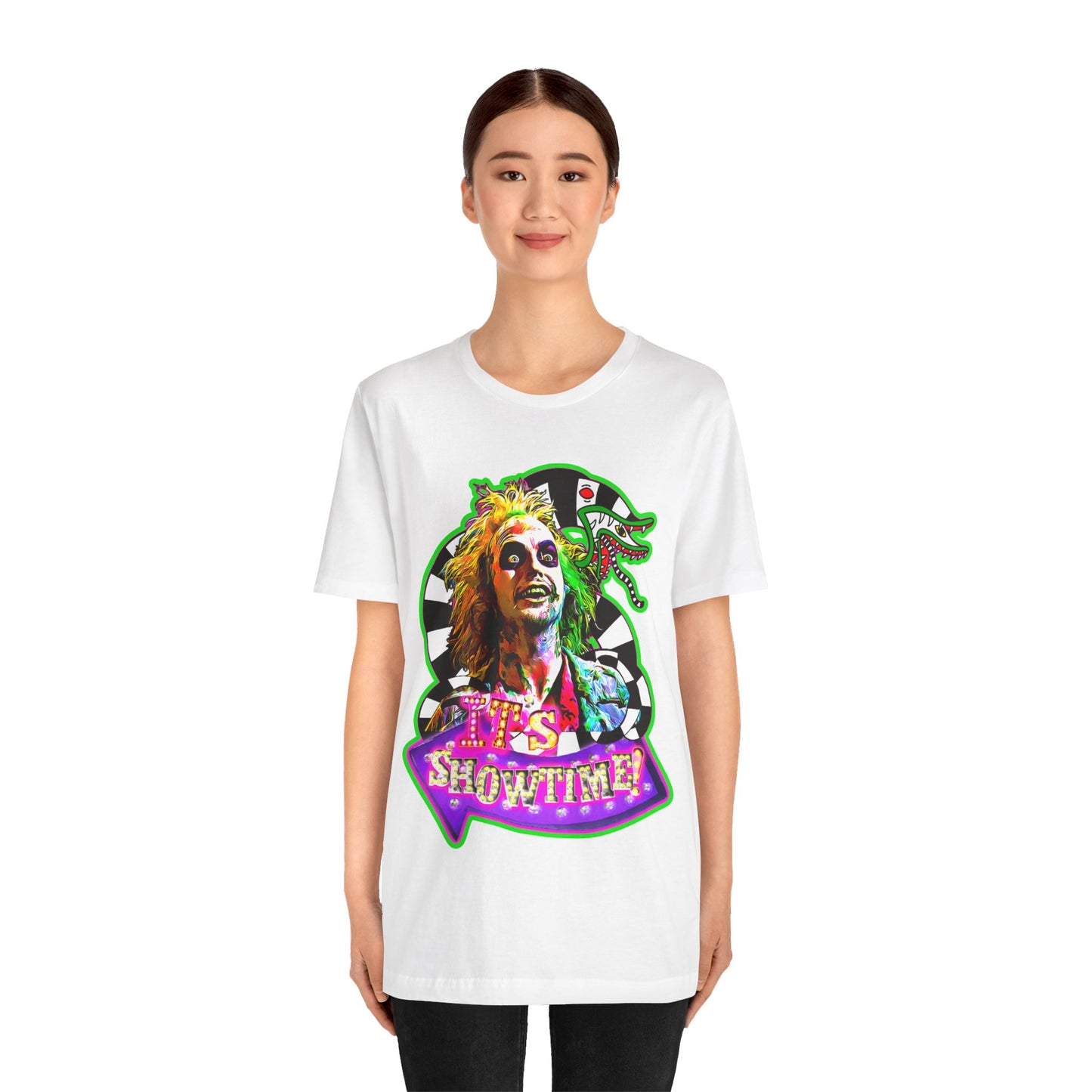 Beetlejuice themed Unisex Jersey Short Sleeve Tee