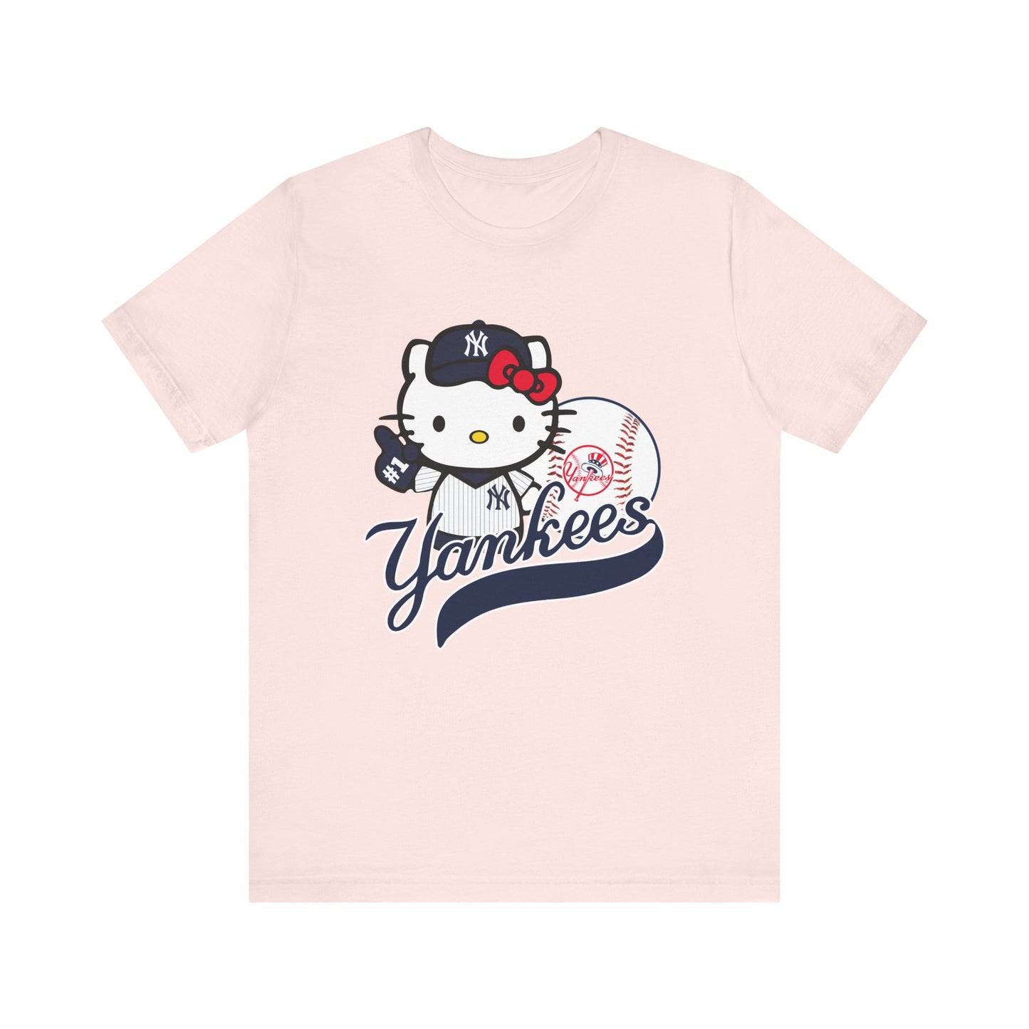 Kitty - Yankees - NY - Unisex Short Sleeve Tee