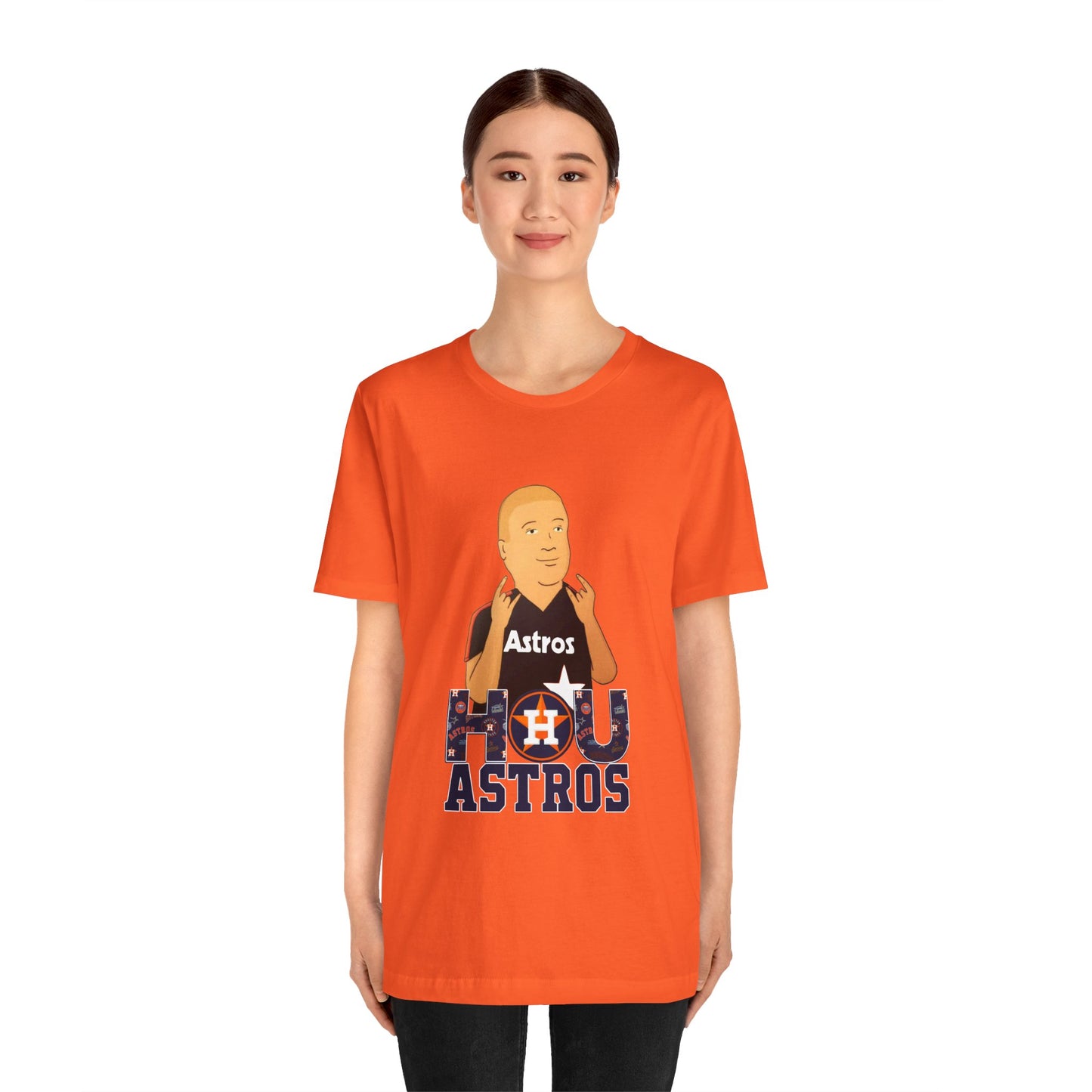 Astros Bobby Hill Houston Unisex Jersey Short Sleeve Tee