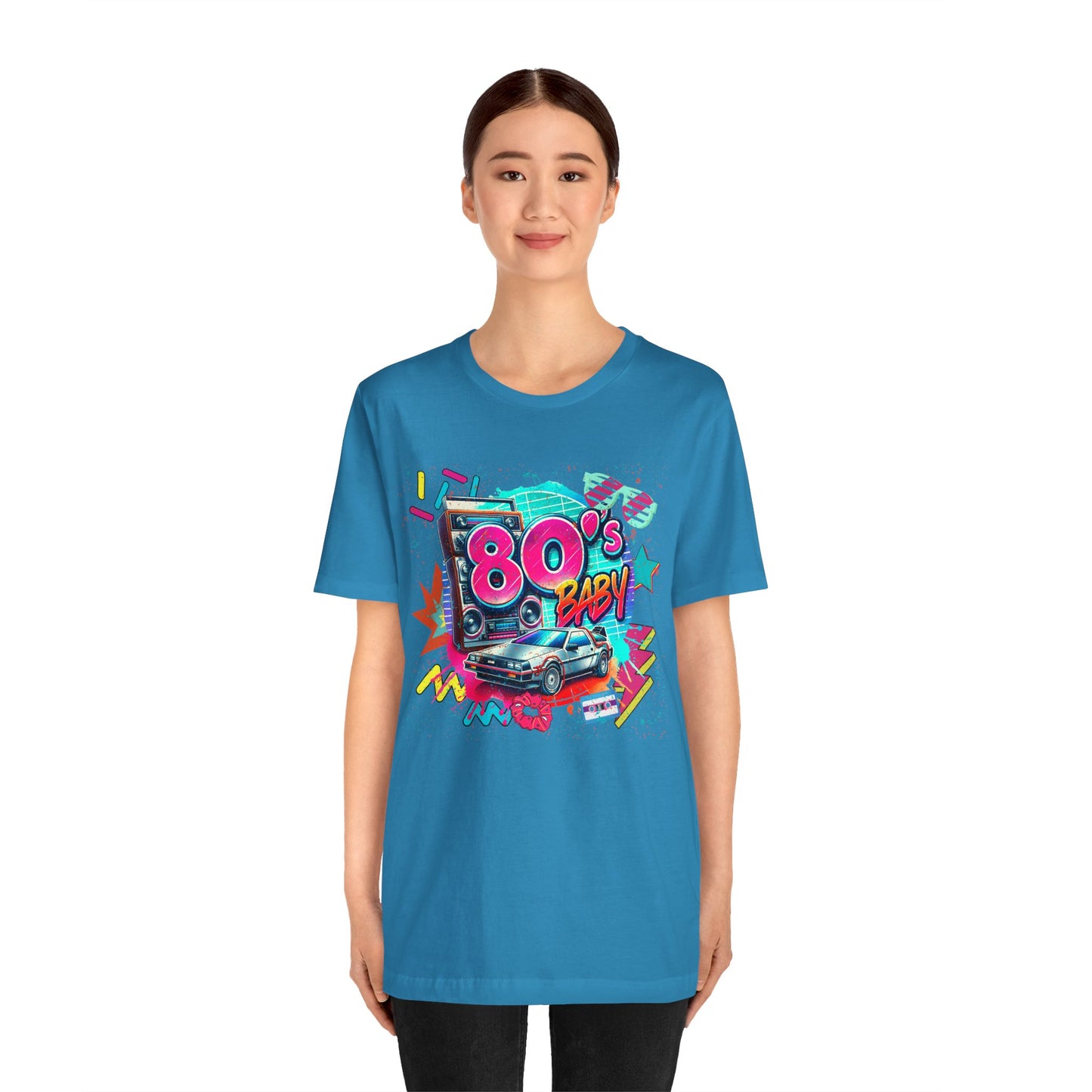 80s baby Unisex Jersey Short Sleeve Tee