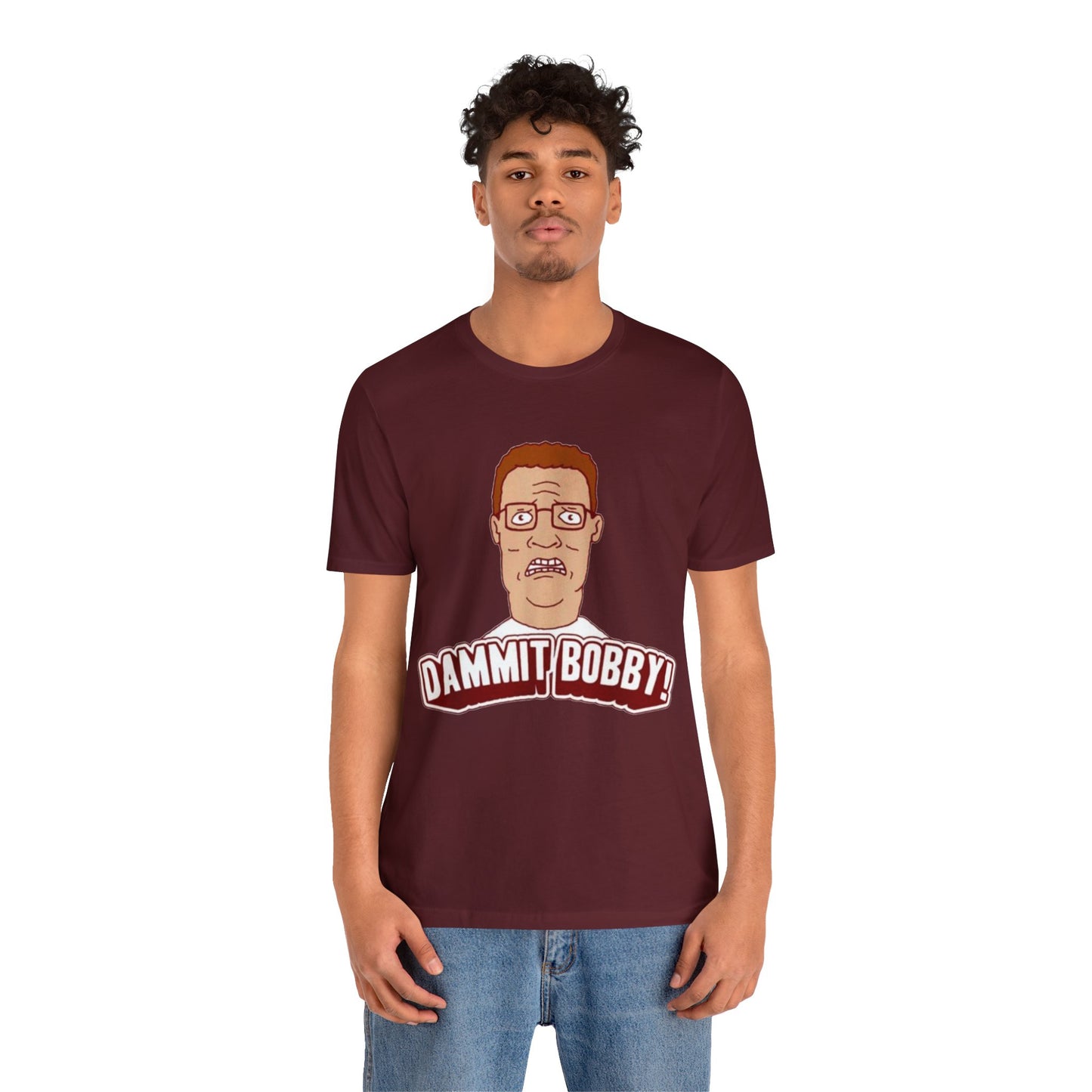 King of the Hill themed Unisex Jersey Short Sleeve Tee