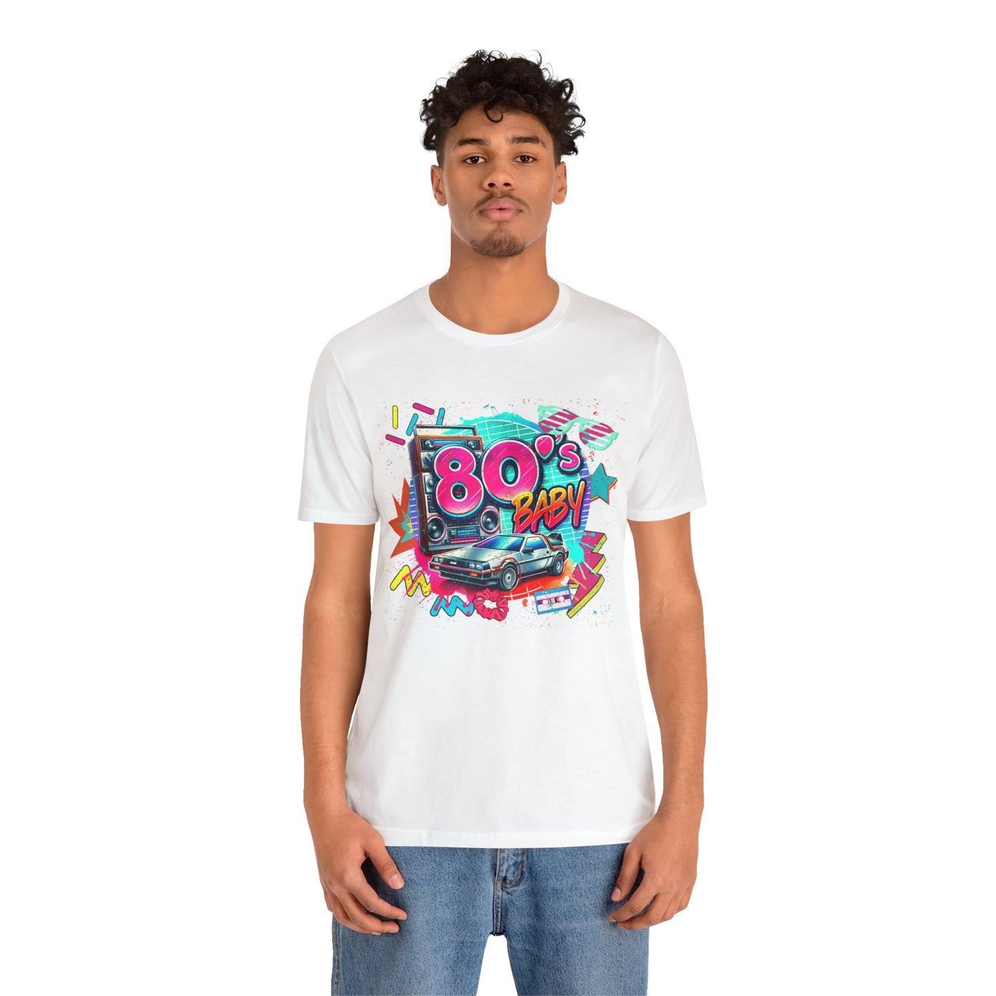 80s baby Unisex Jersey Short Sleeve Tee