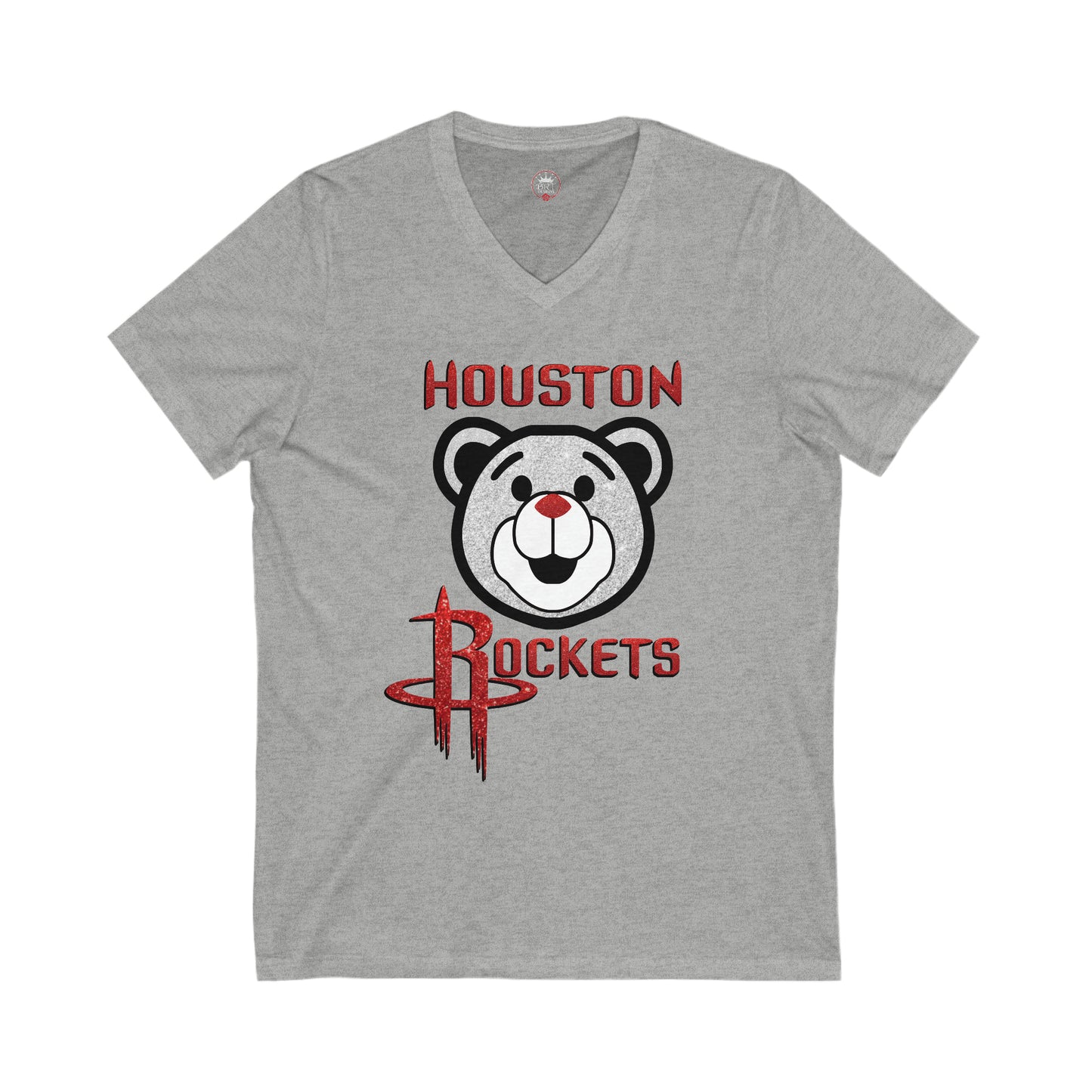 Rockets Clutch Shirt - Unisex Jersey Short Sleeve V-Neck Tee