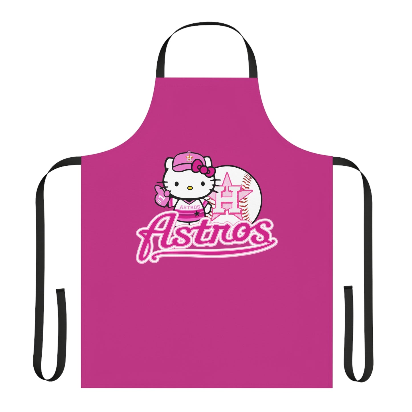 Astros Kitty Apron, 5-Color Straps (AOP)