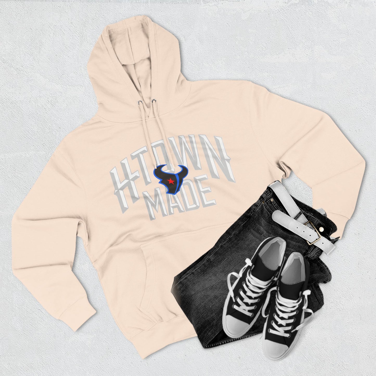 H-Town Made - Three-Panel Fleece Hoodie