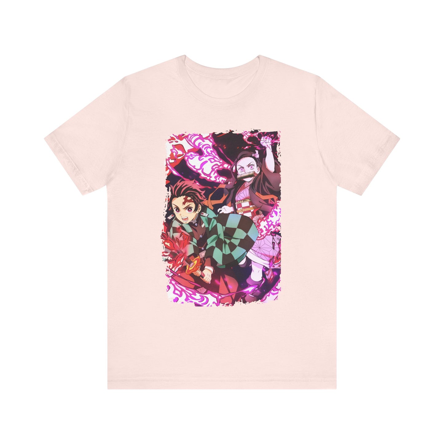 Nezuko and Tanjiro - Demon Slayer - Short Sleeve Tee