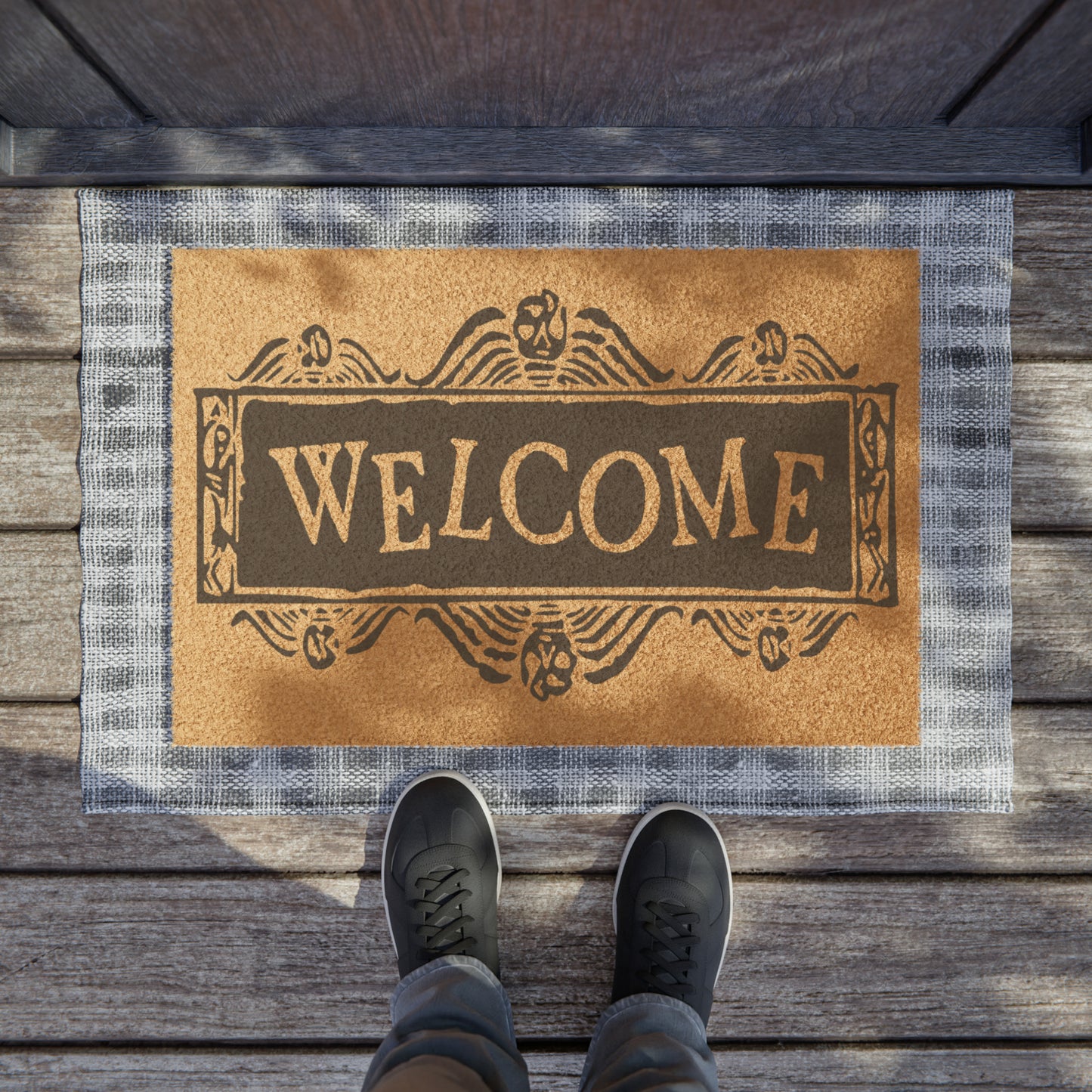 Beetlejuice Custom Doormat