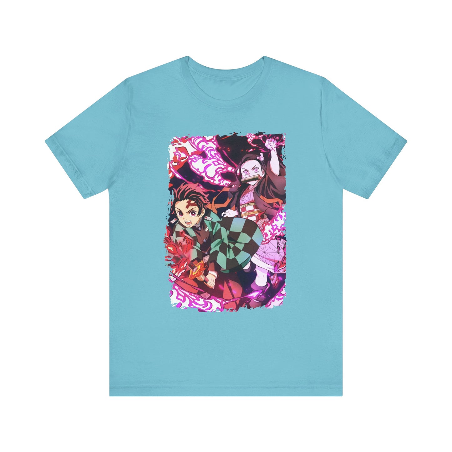 Nezuko and Tanjiro - Demon Slayer - Short Sleeve Tee