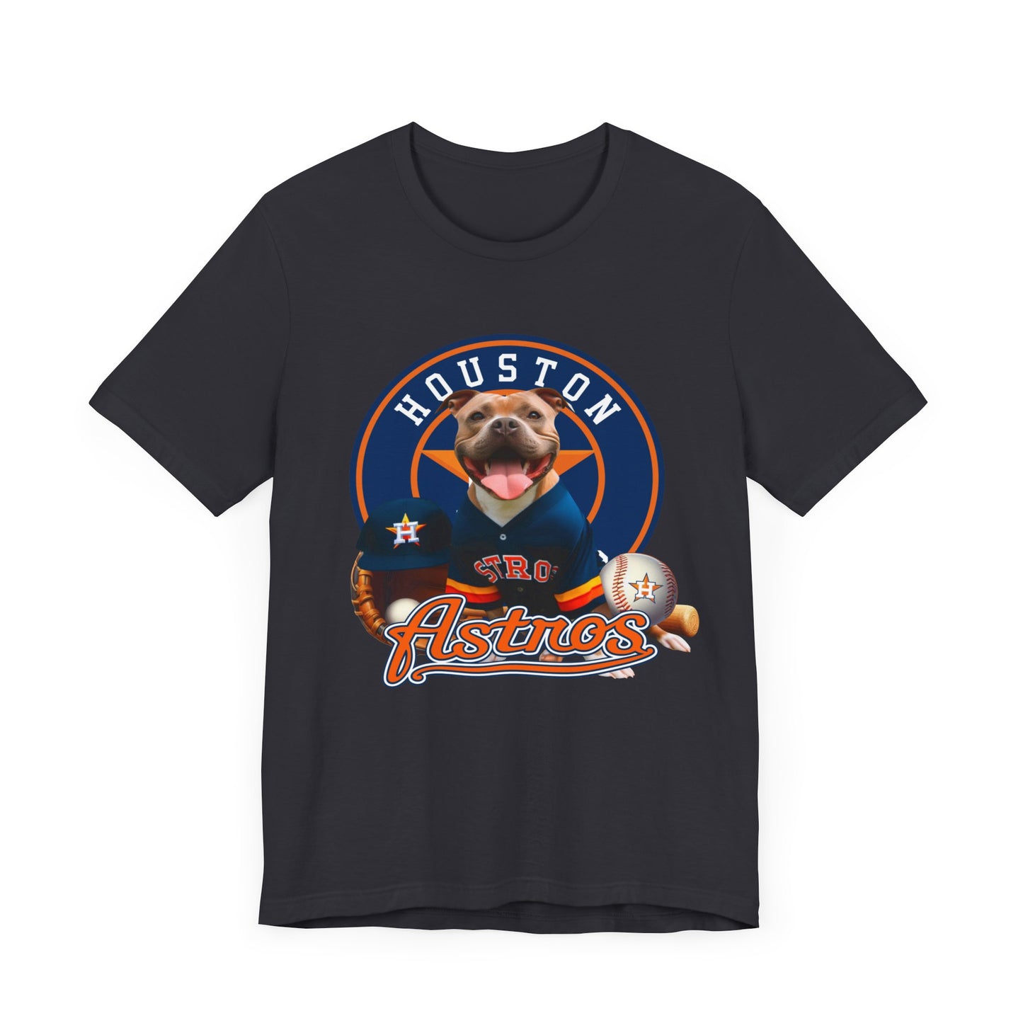 Astros - Pitbull - Houston - Unisex Short Sleeve Tee