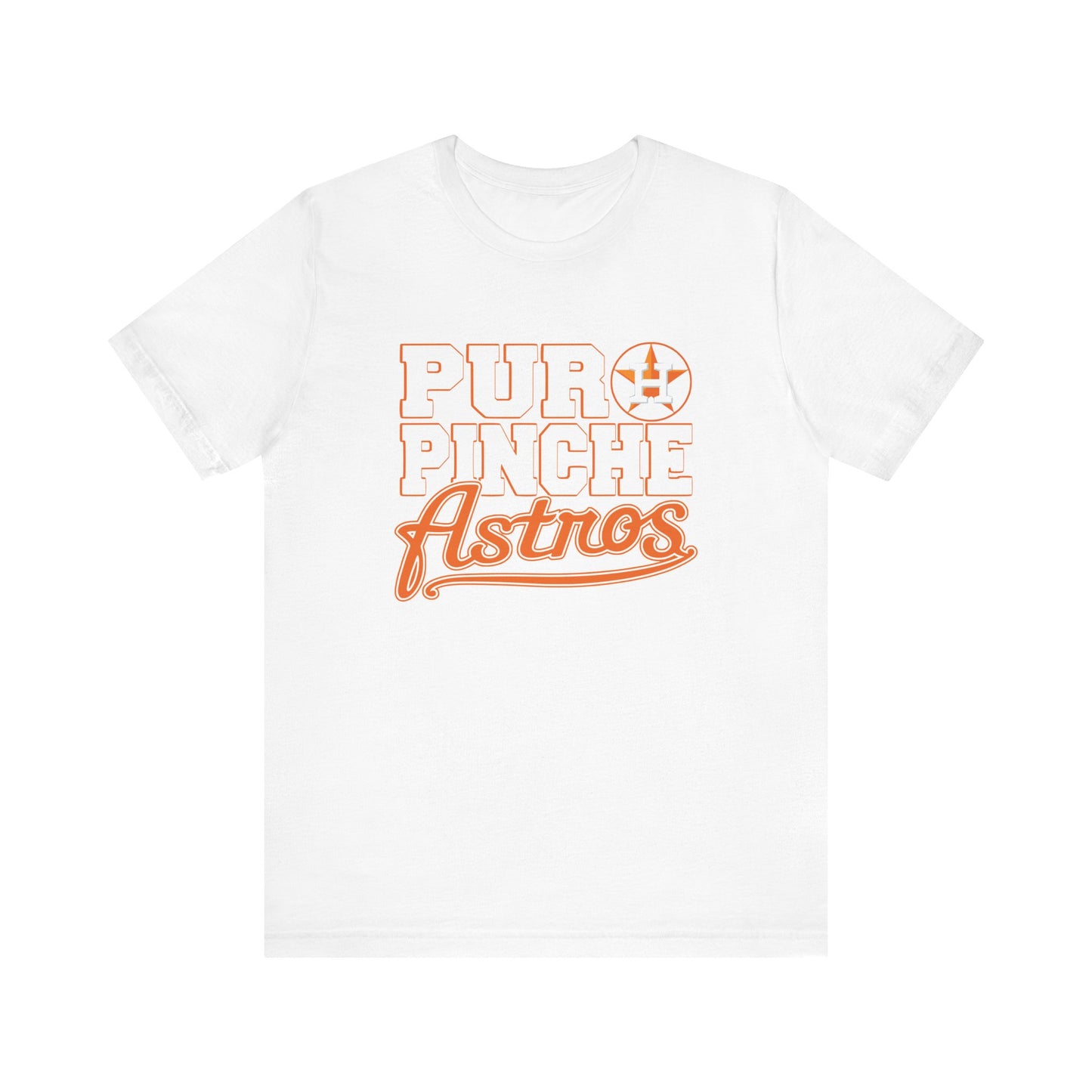 Puro Pinche Astros - No Glitter - Unisex Jersey Short Sleeve Tee