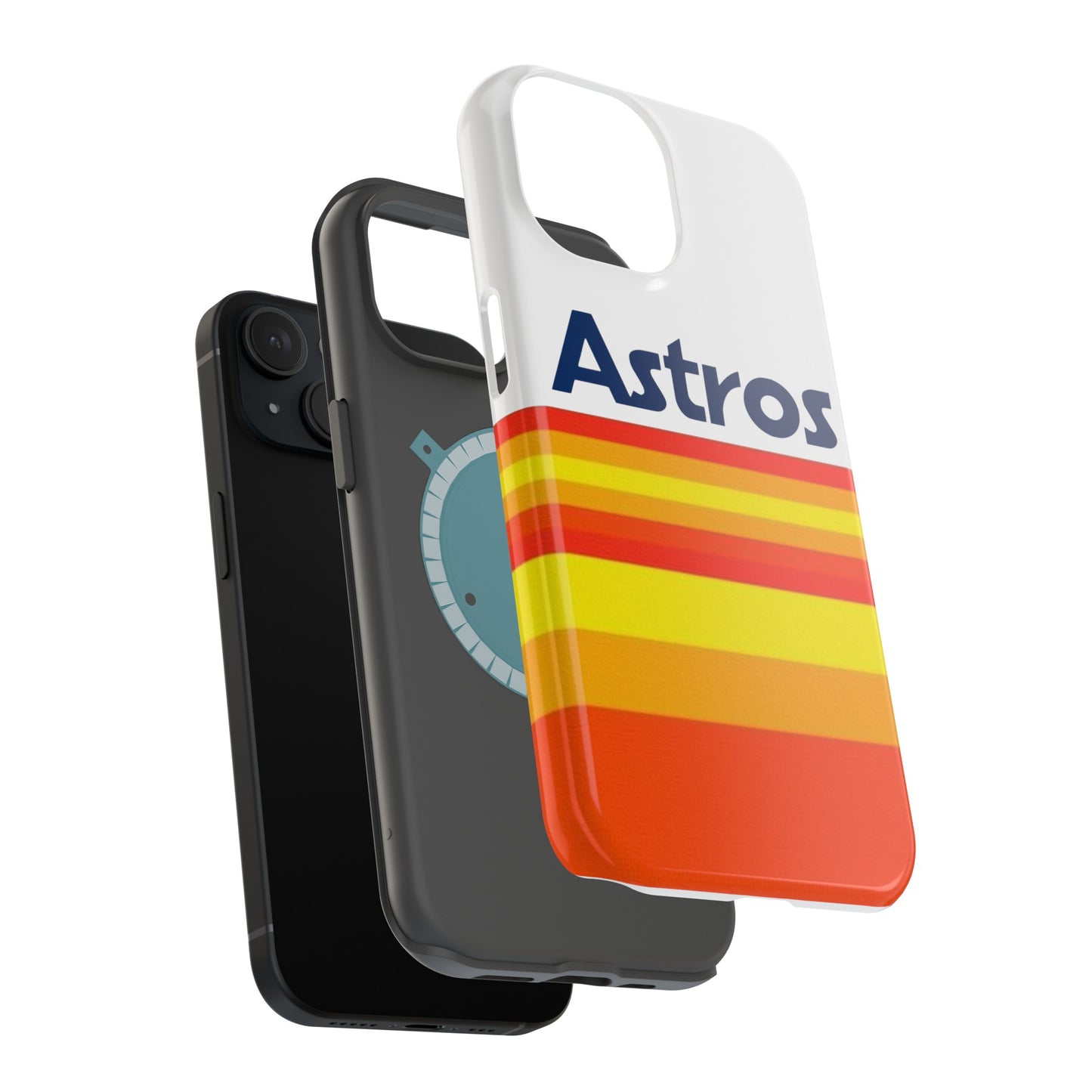 Astros - RETRO - STRIPES - MagSafe Tough Cases