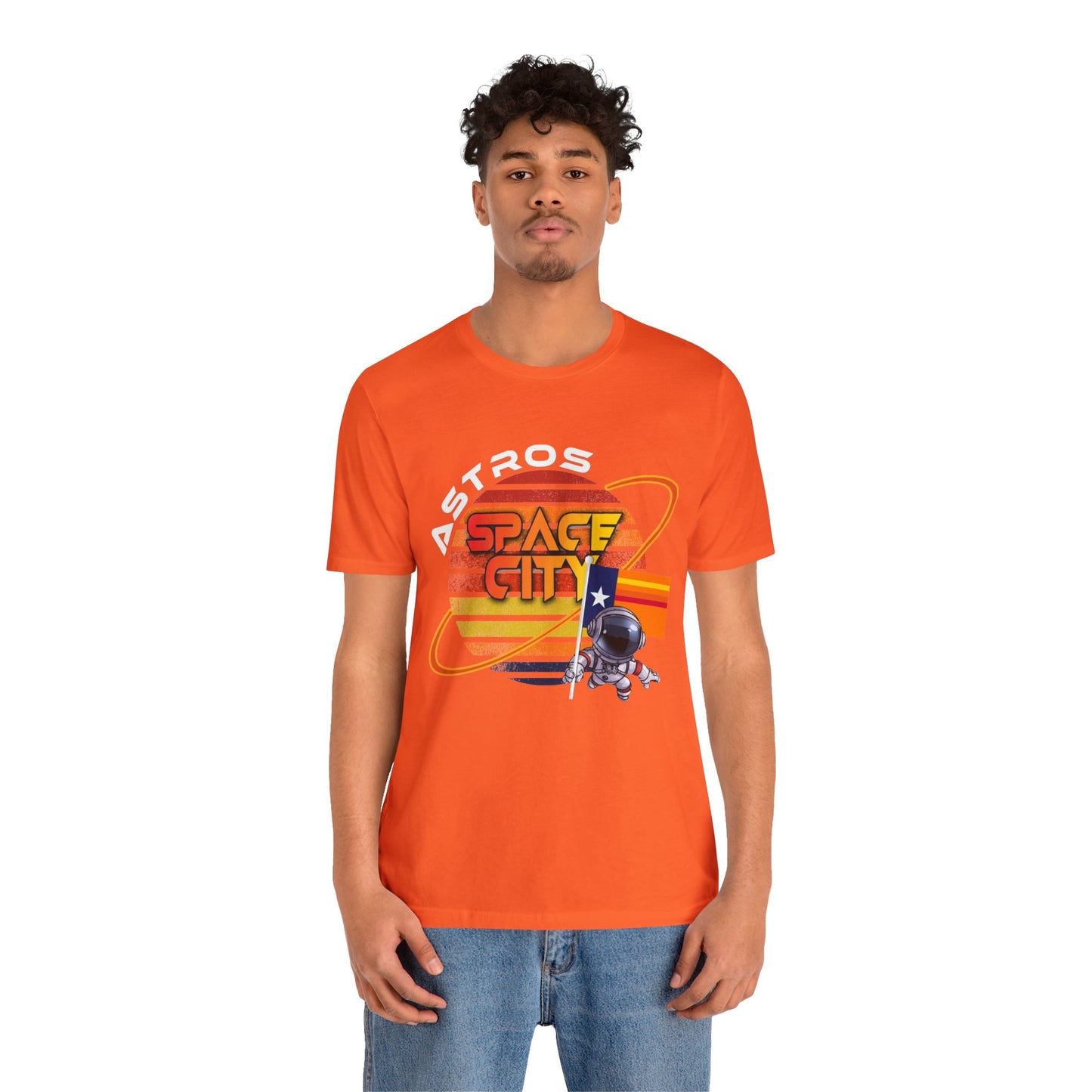 Astros Space City Unisex Jersey Short Sleeve Tee