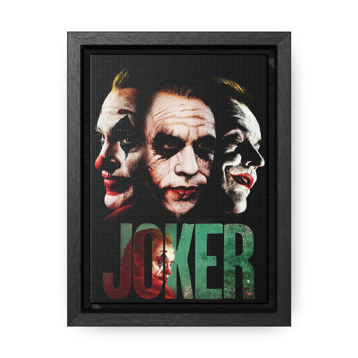 Joker Gallery Canvas Wraps, Vertical Frame