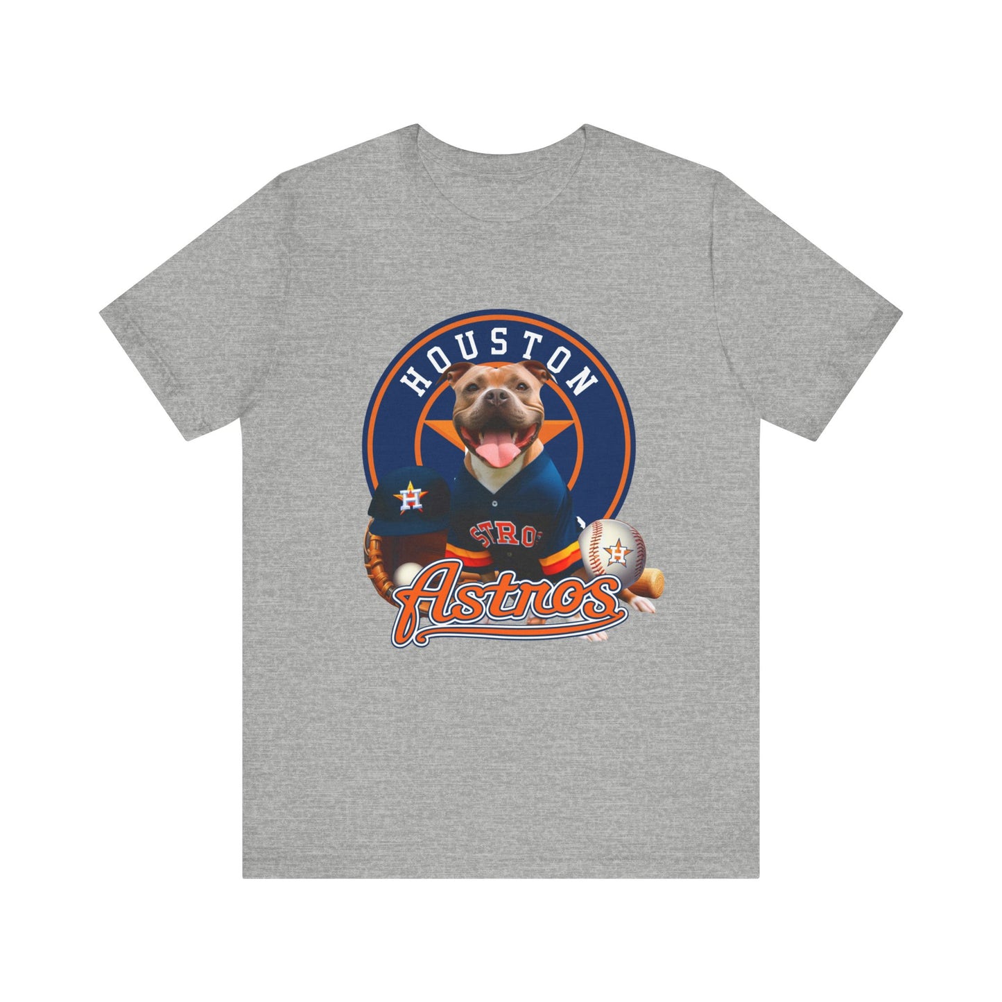 Astros - Pitbull - Houston - Unisex Short Sleeve Tee