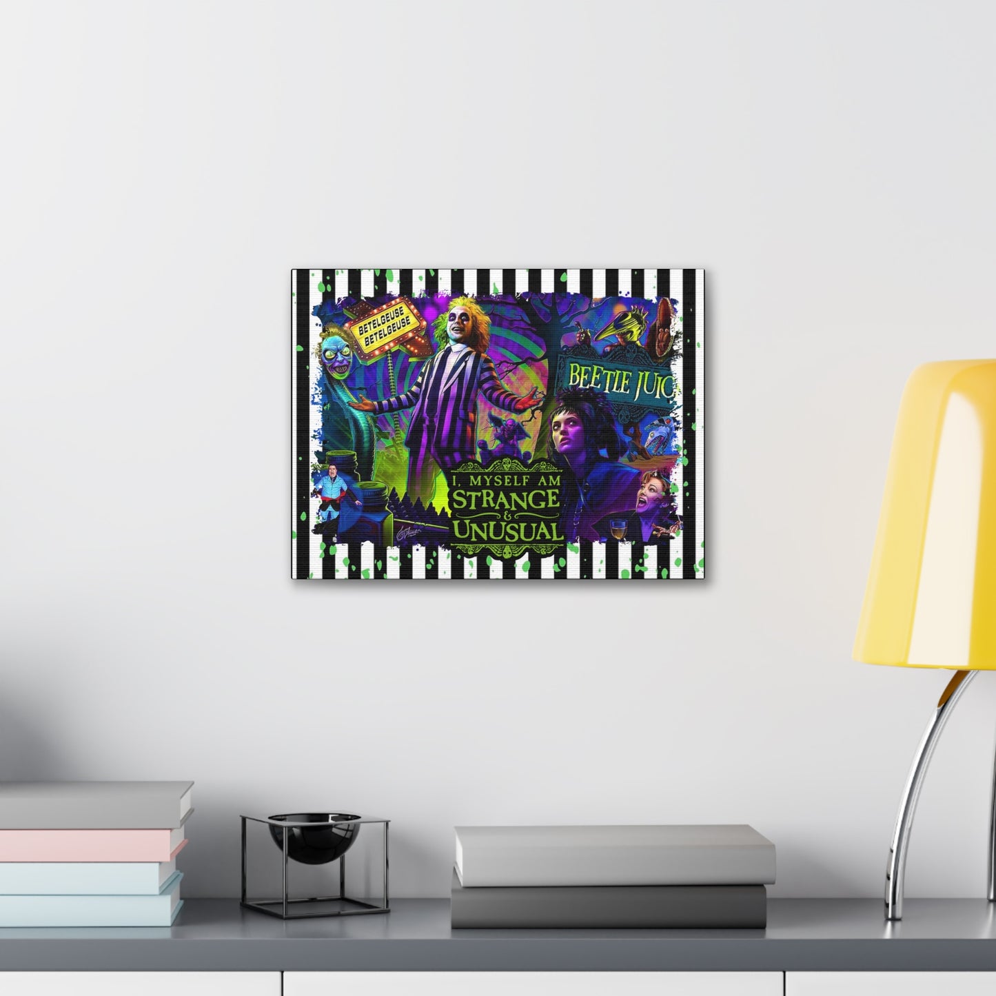 Beetlejuice Canvas Canvas Gallery Wrap