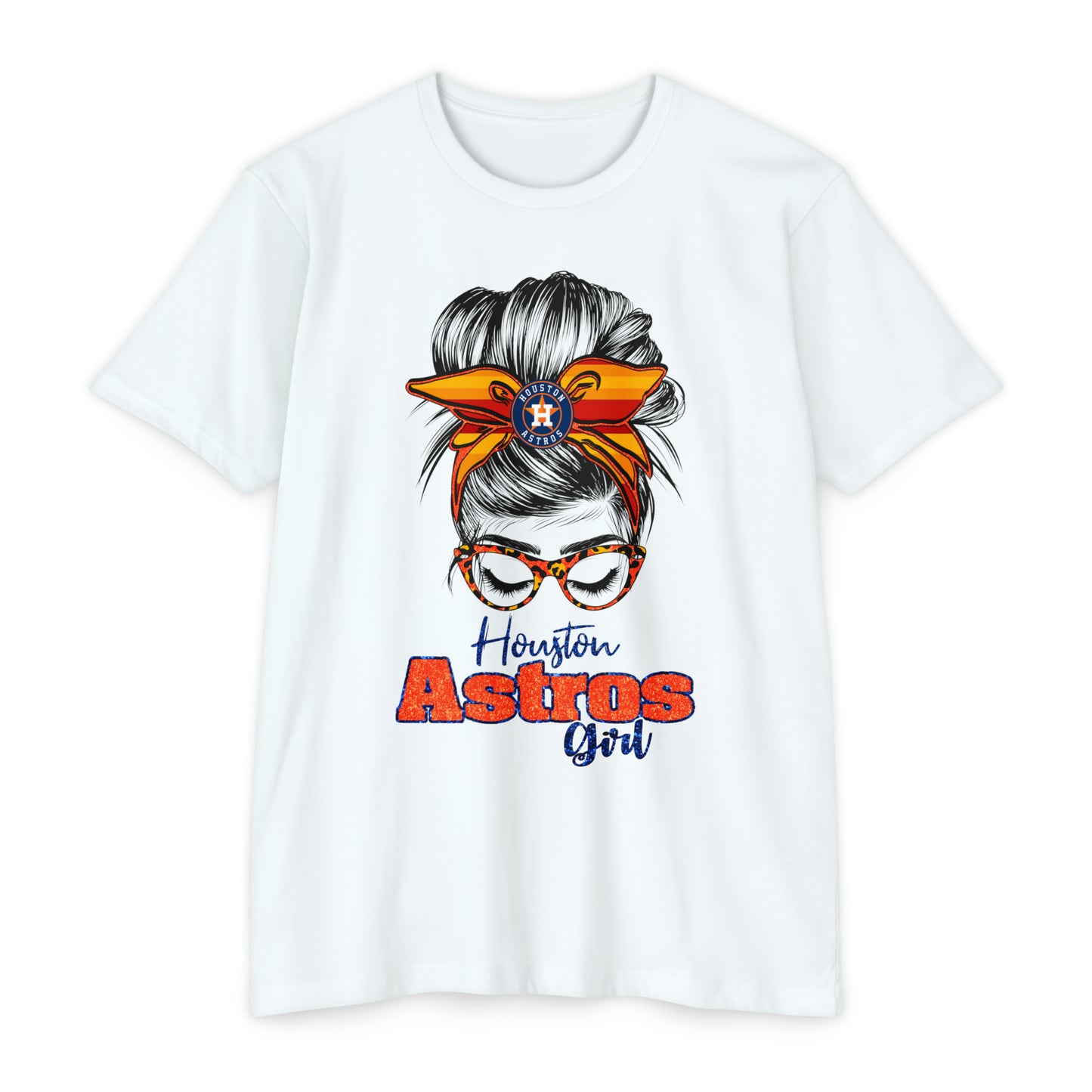 Astros girl CVC Jersey T-shirt