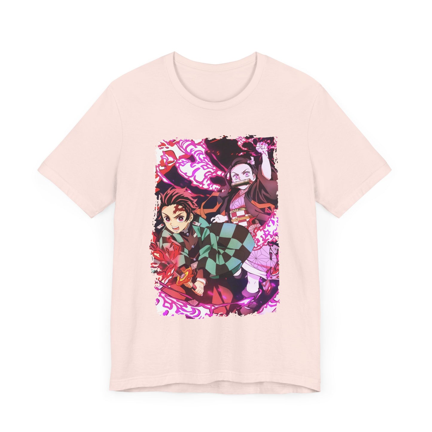 Nezuko and Tanjiro - Demon Slayer - Short Sleeve Tee