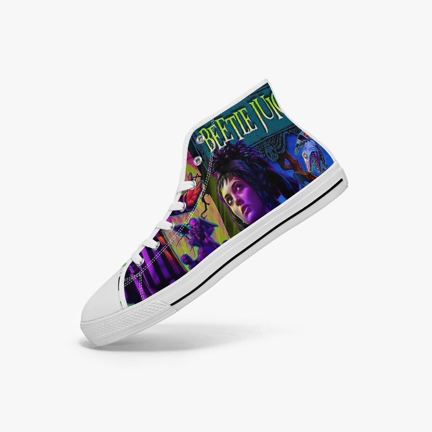 Beetlejuice High-top Canvas Shoes - Custom designed