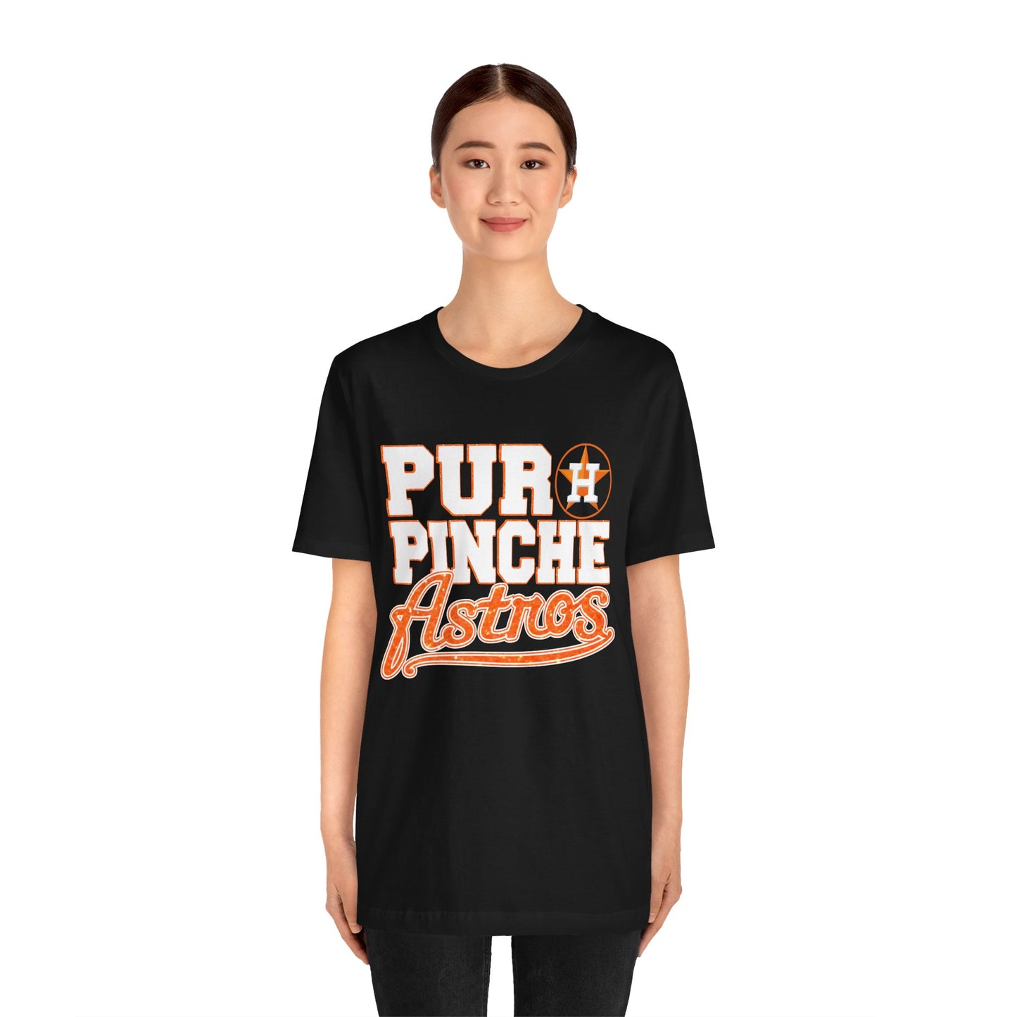 Puro Pinche Astros Houston Unisex Jersey Short Sleeve Tee