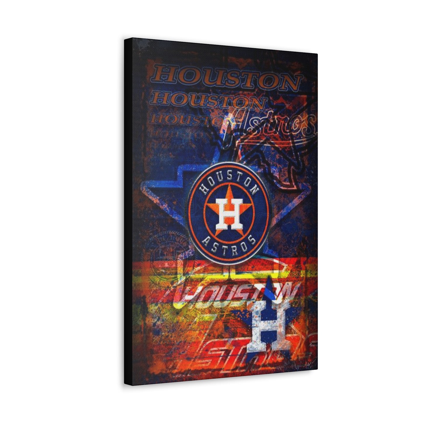 Astros - Houston - Canvas Gallery Wrap