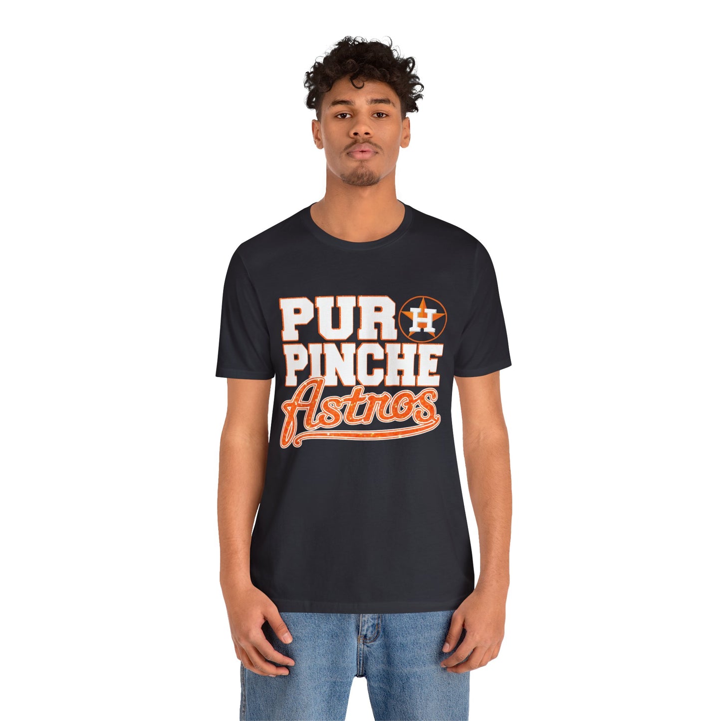 Puro Pinche Astros Houston Unisex Jersey Short Sleeve Tee