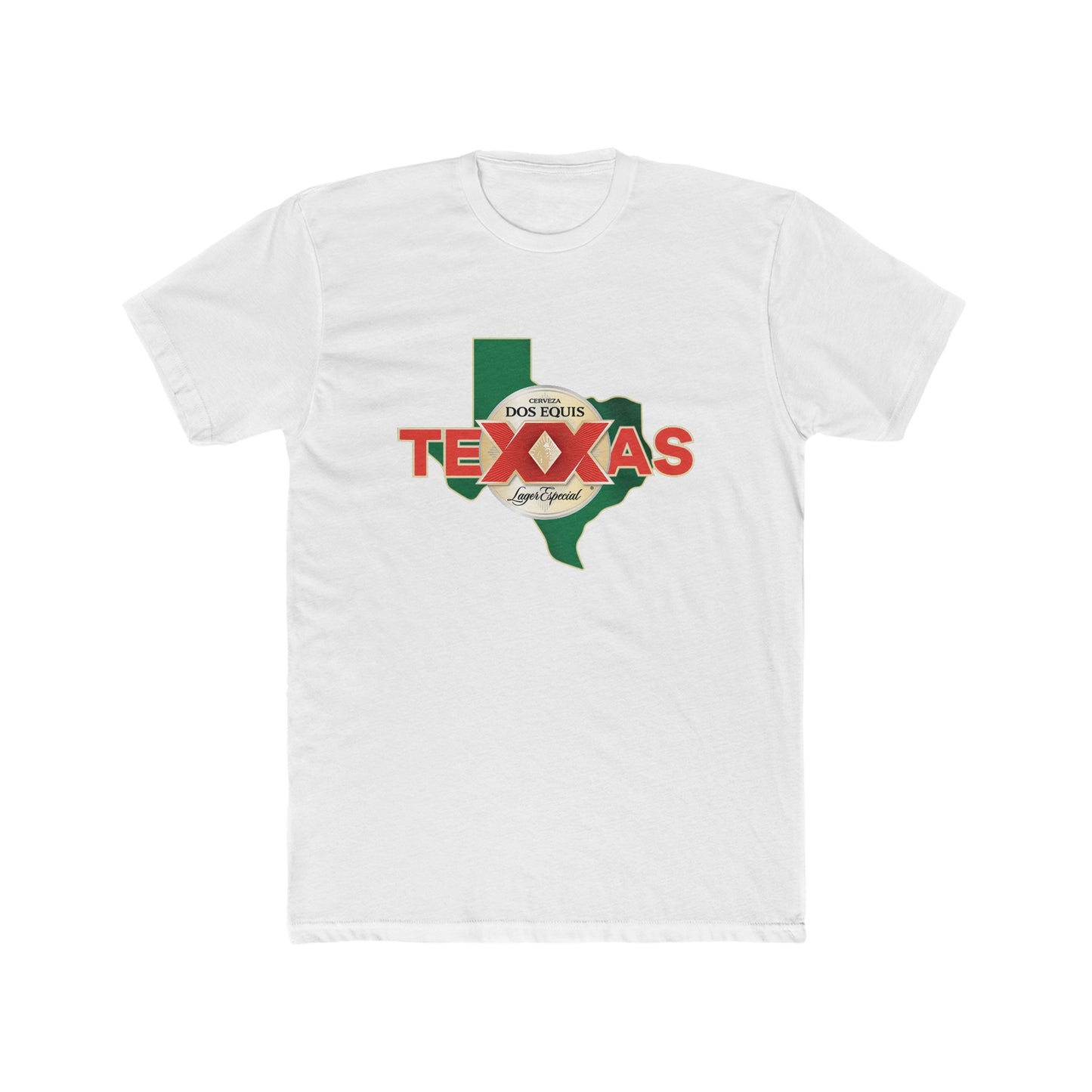 Texas Dos XX Shirt - Dos Equis Shirt - Texxas - Cotton Crew Tee