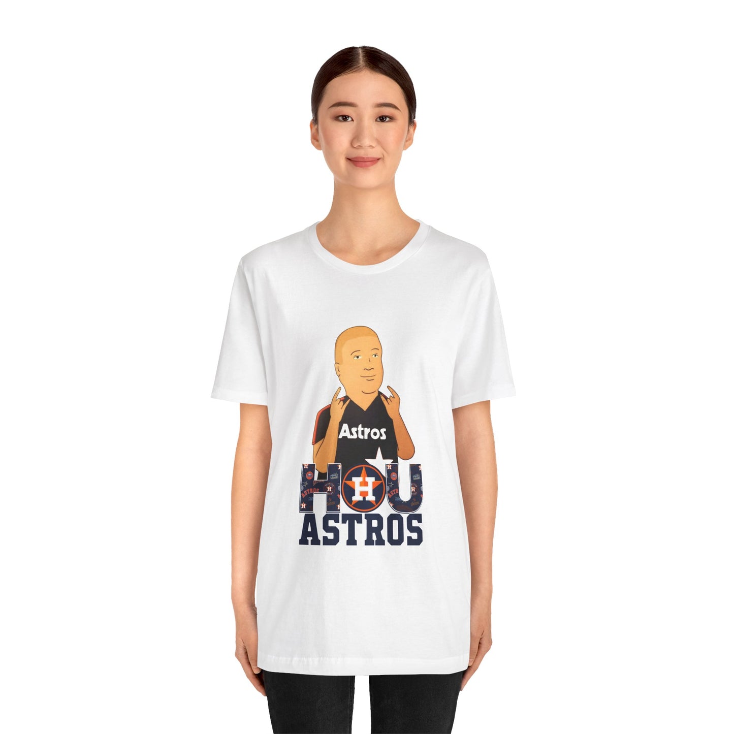 Astros Bobby Hill Houston Unisex Jersey Short Sleeve Tee