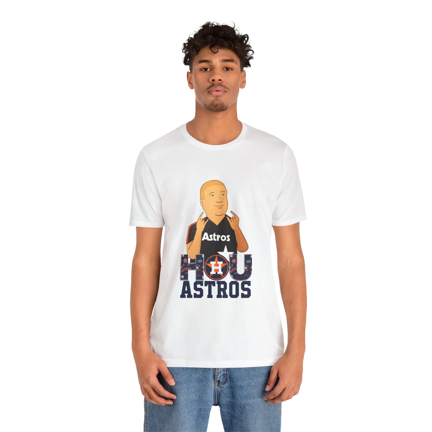 Astros Bobby Hill Houston Unisex Jersey Short Sleeve Tee