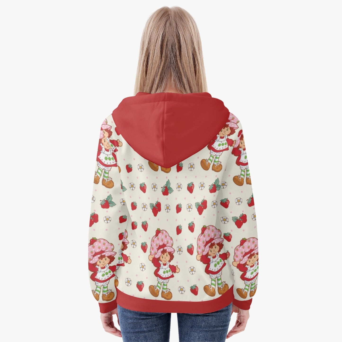 Strawberry Shortcake Full Zip Up Hoodie