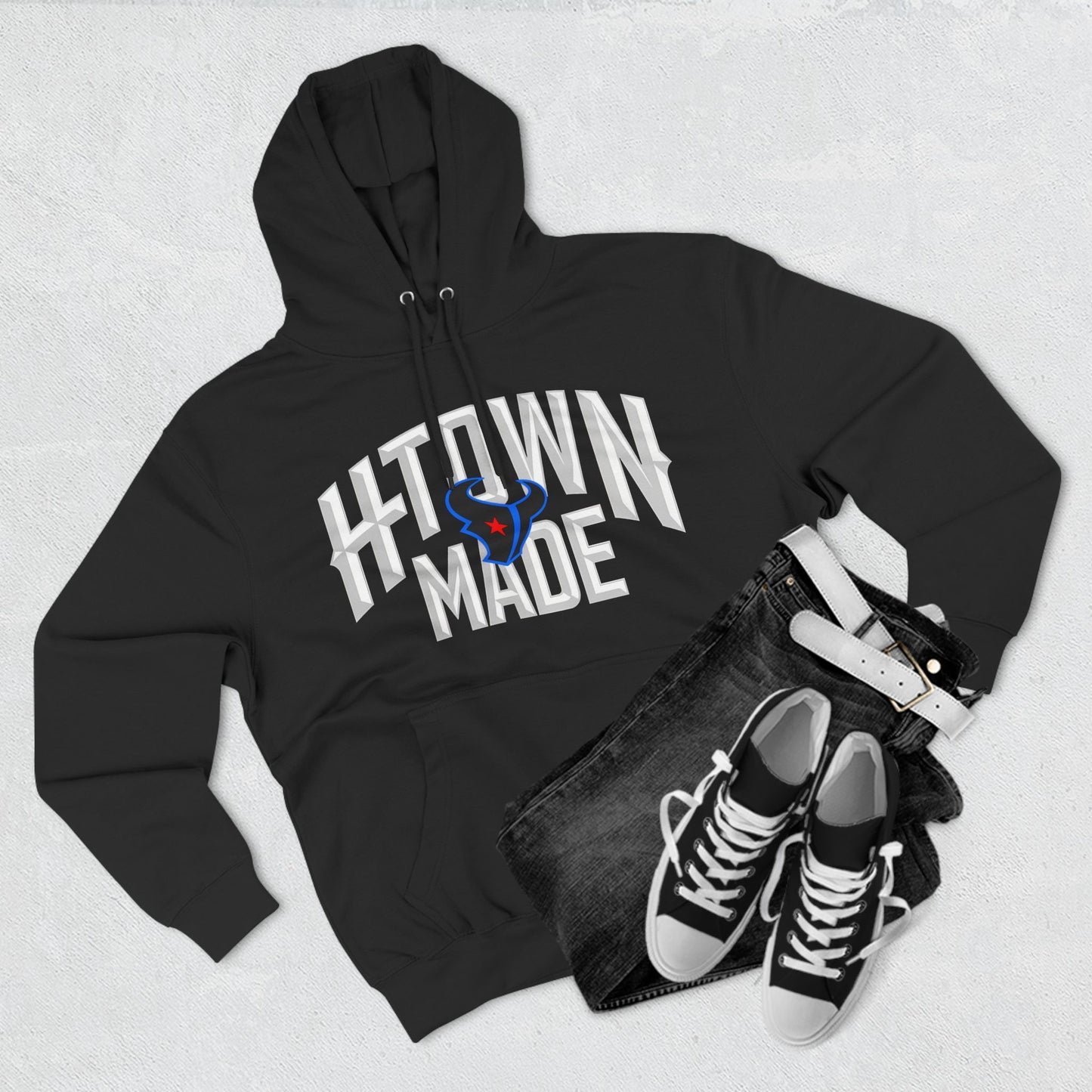 H-Town Made - Three-Panel Fleece Hoodie
