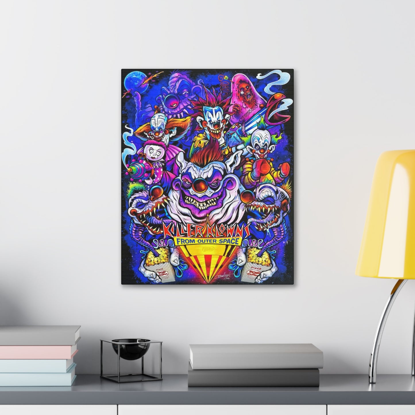 Killer Klowns from Outer Space Canvas Gallery Wrap