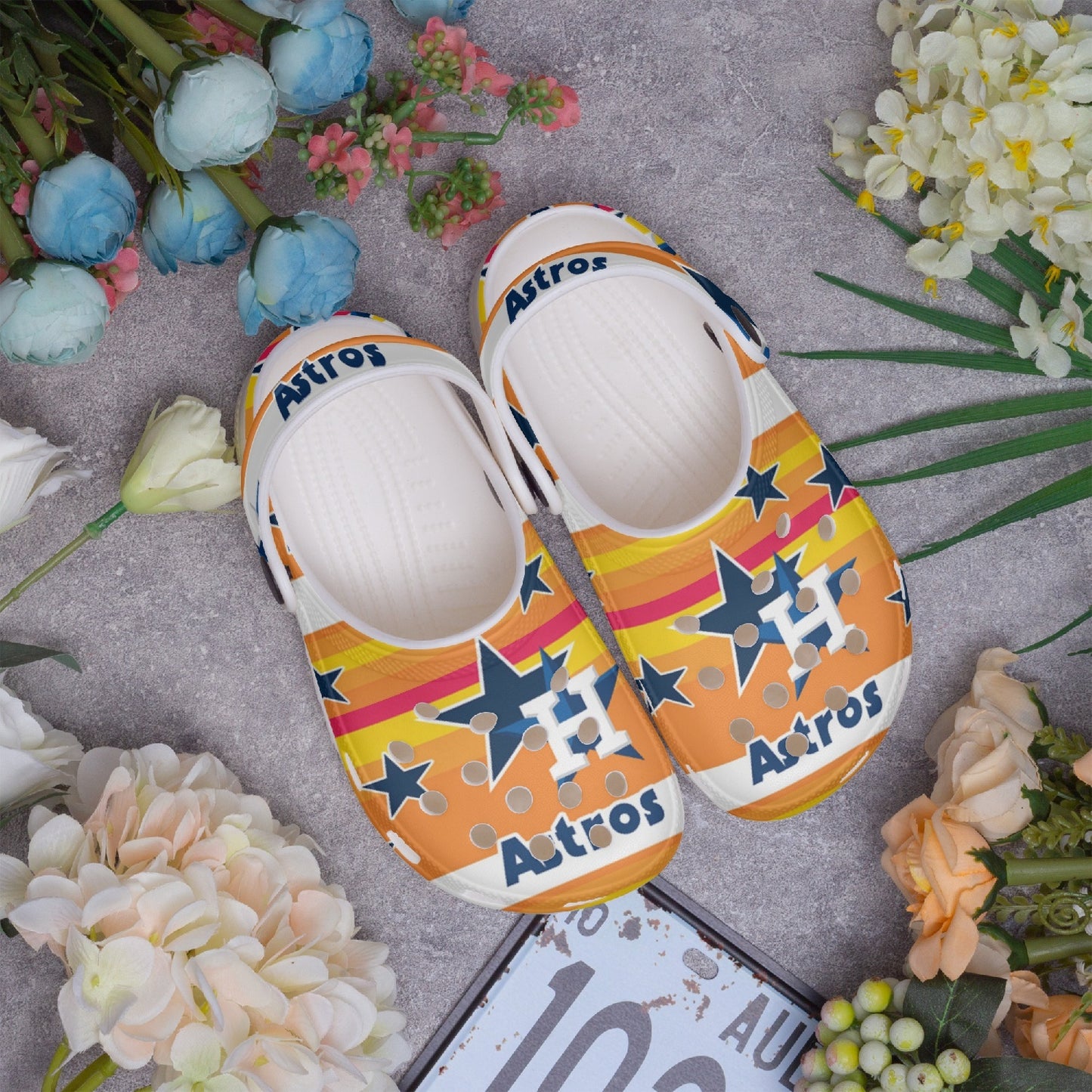 Astros Kids Clogs