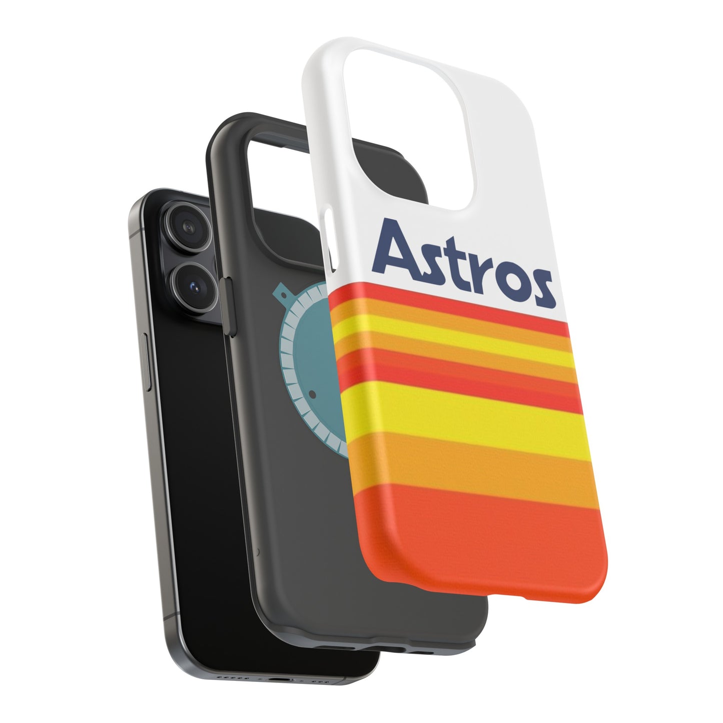 Astros - RETRO - STRIPES - MagSafe Tough Cases