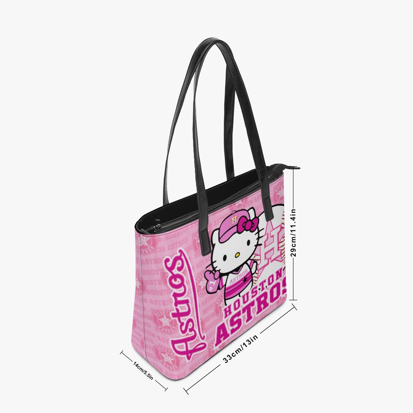 Astros - Houston - Kitty Tote Purse with Zipper