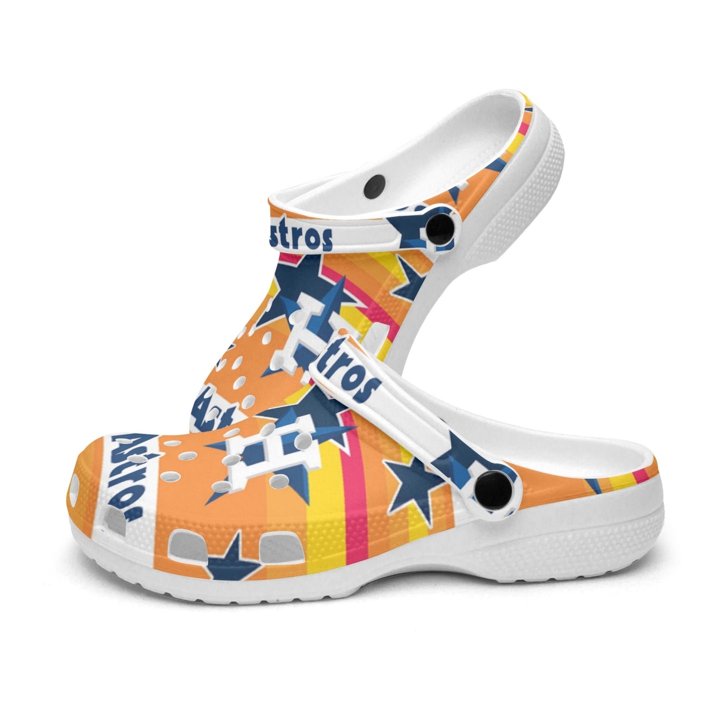 Astros All Over Printed Clogs