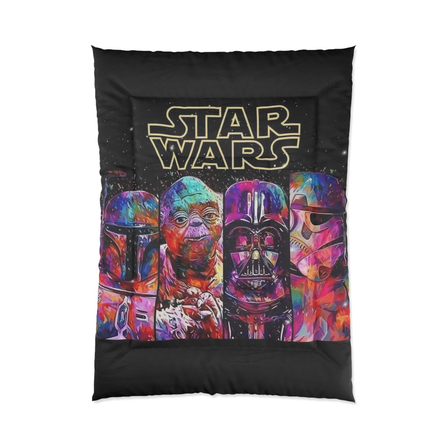 Star W, Yoda, Darth V Comforter