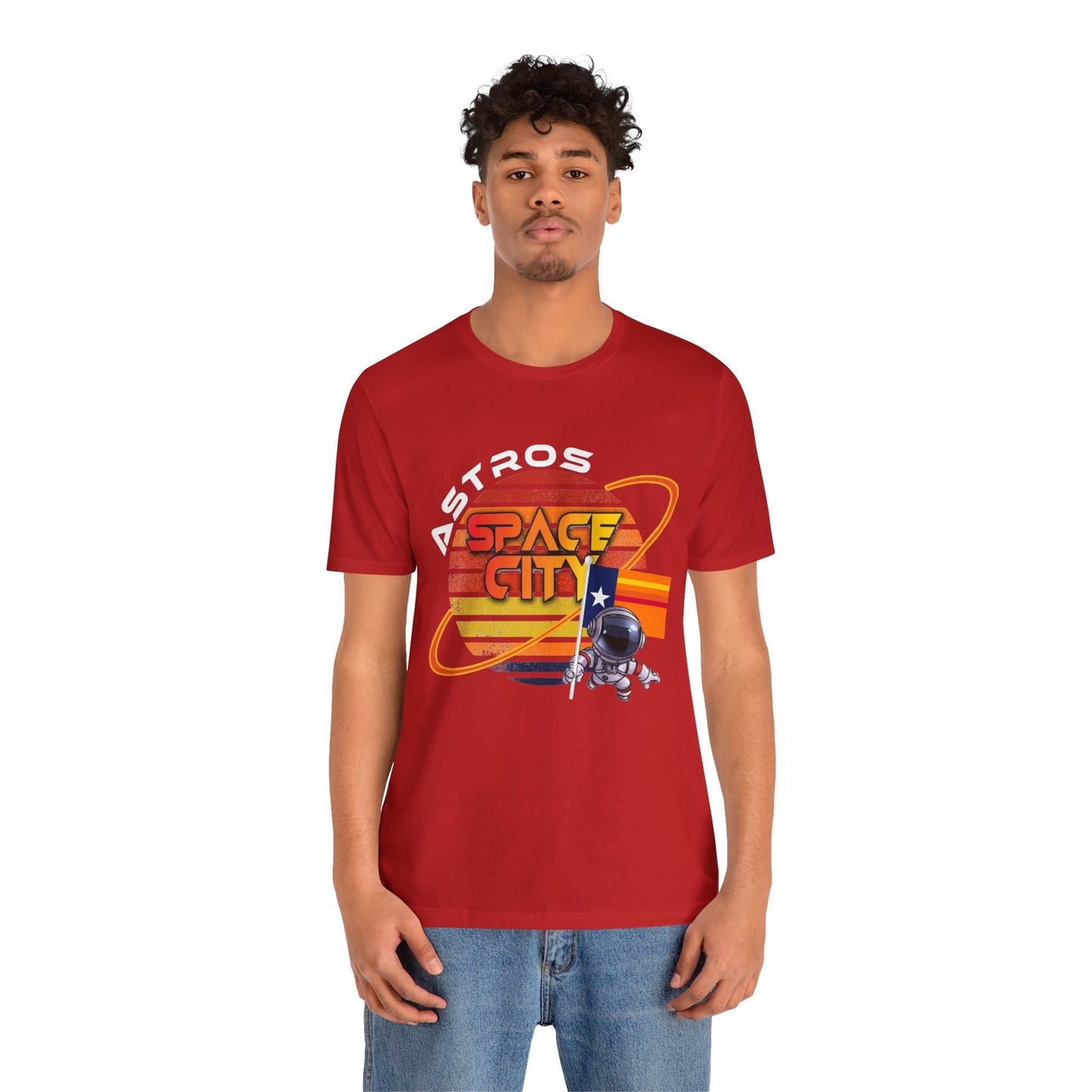 Astros Space City Unisex Jersey Short Sleeve Tee