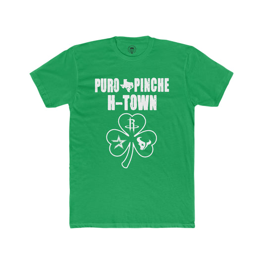 Puro Pinche H-Town Men's Cotton Crew Tee