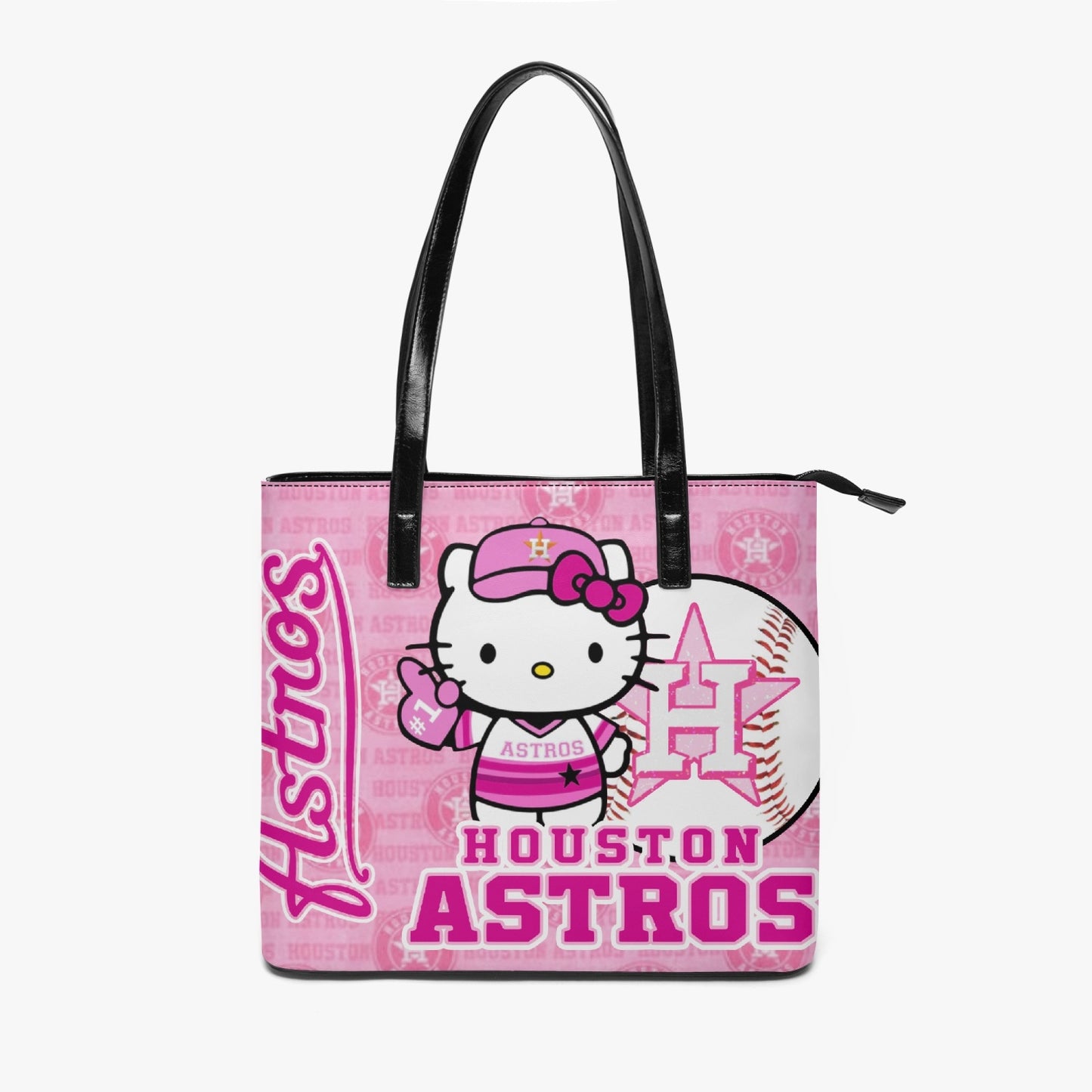 Astros - Houston - Kitty Tote Purse with Zipper