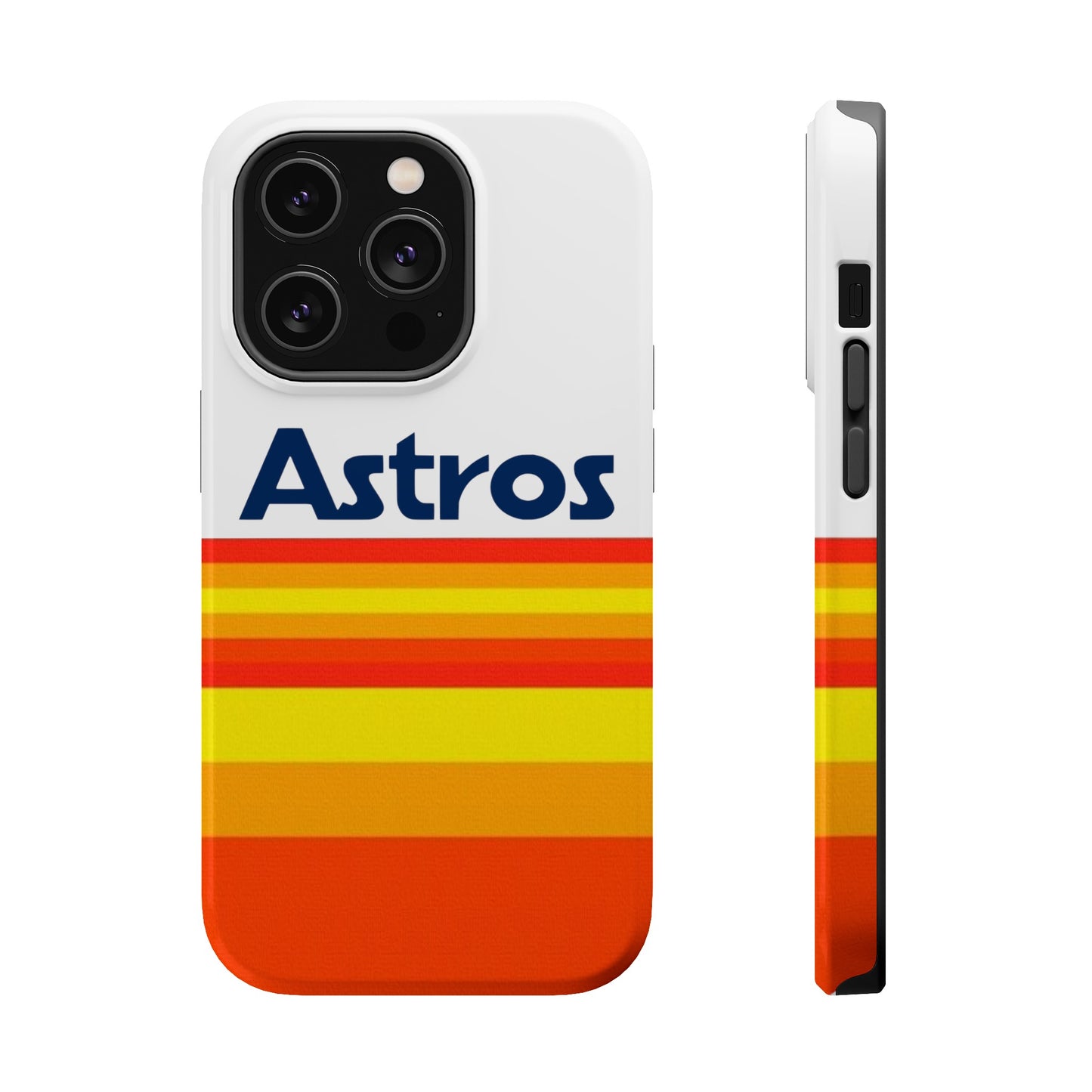 Astros - RETRO - STRIPES - MagSafe Tough Cases